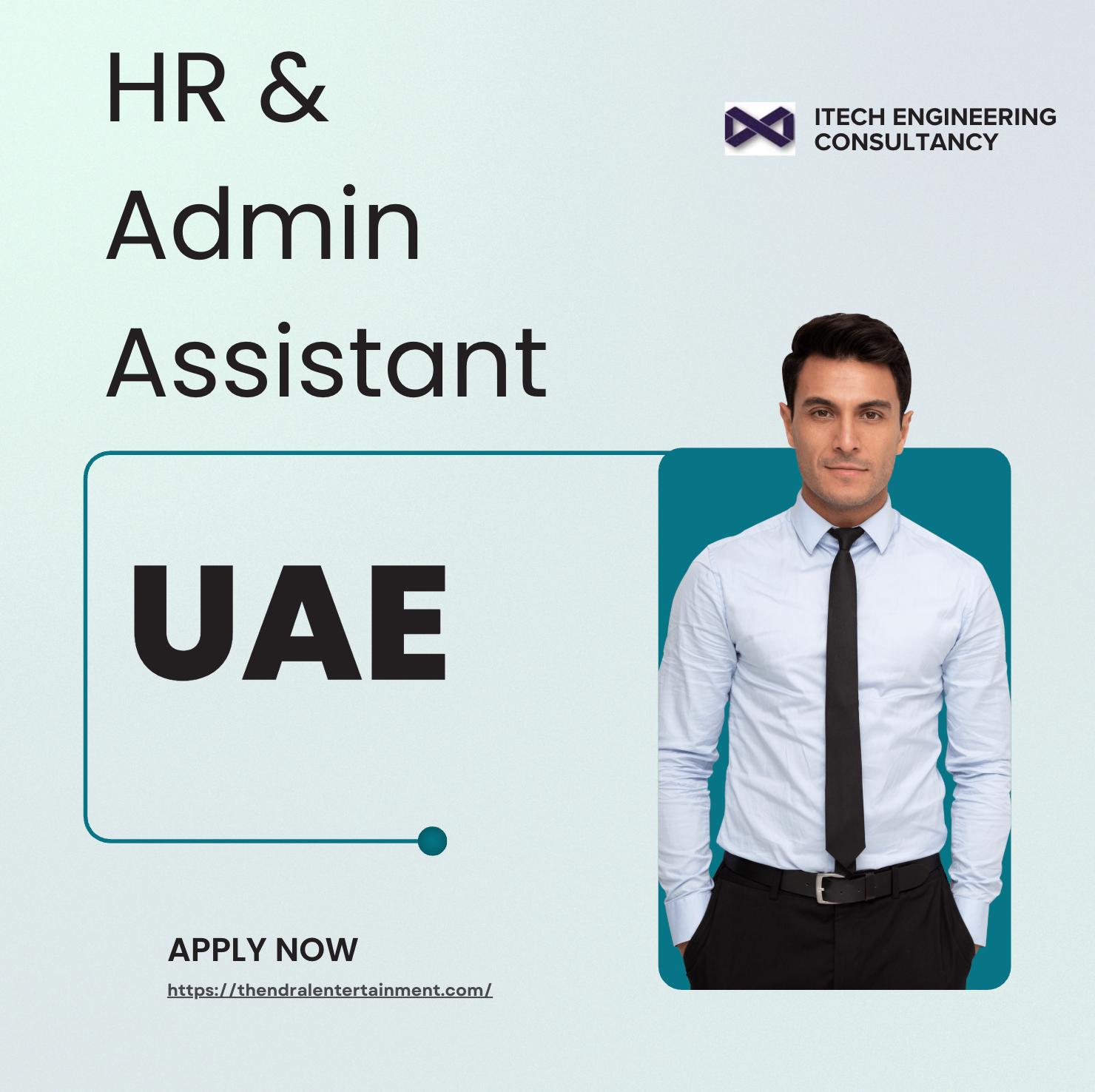 iTech Recruitment 2025 – Exciting HR & Admin Assistant Jobs in the UAE
