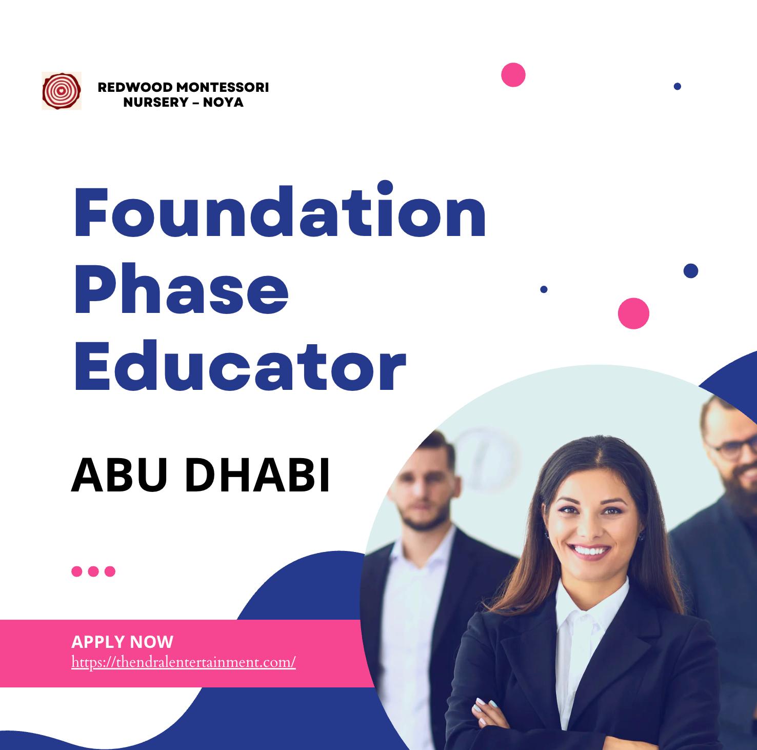Redwood Montessori Careers UAE – Exciting Foundation Phase Educator Role at Noya Nursery | Last Date 19th Oct