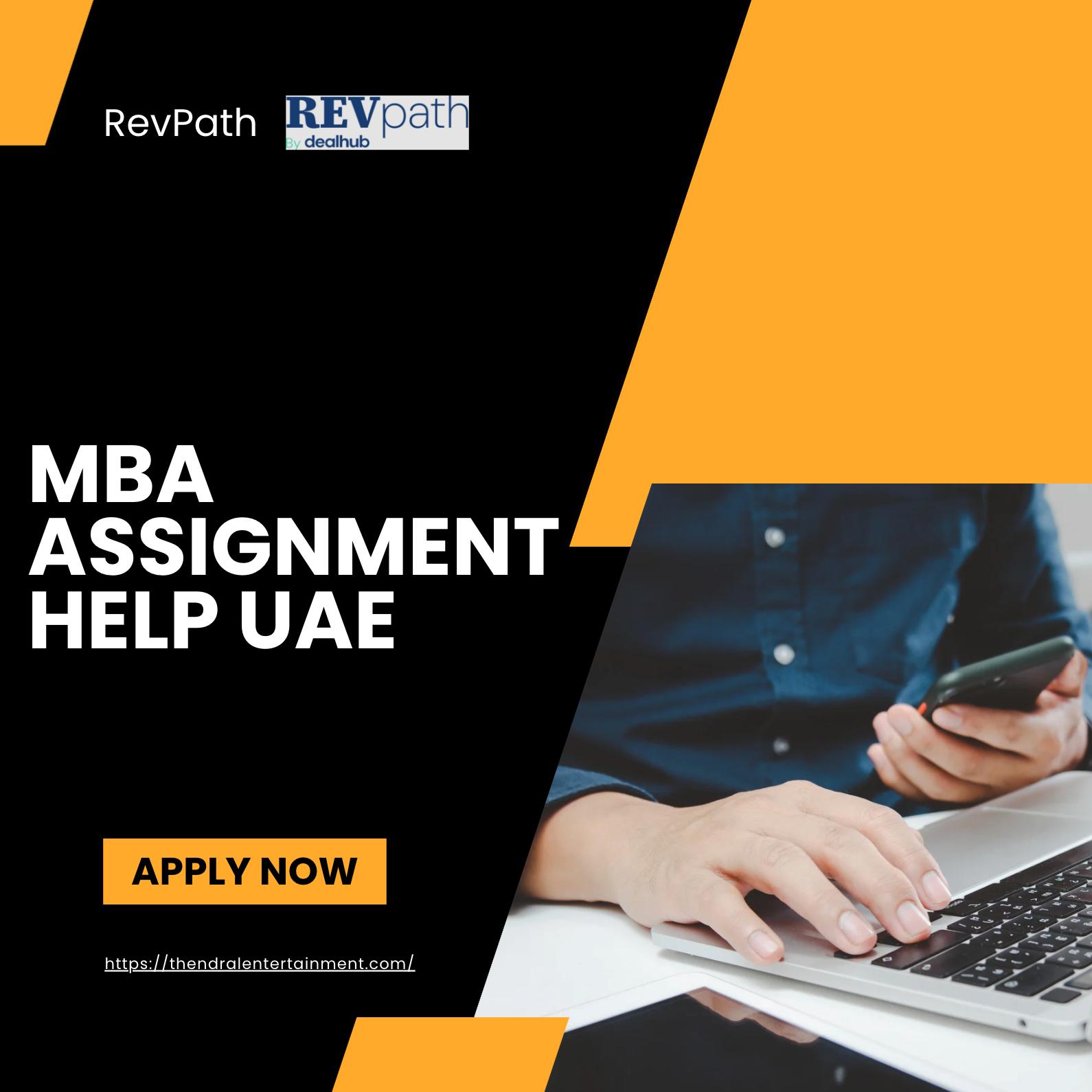 MBA Assignment Help UAE by RevPath – Professional Writing Support for MBA Students 2025