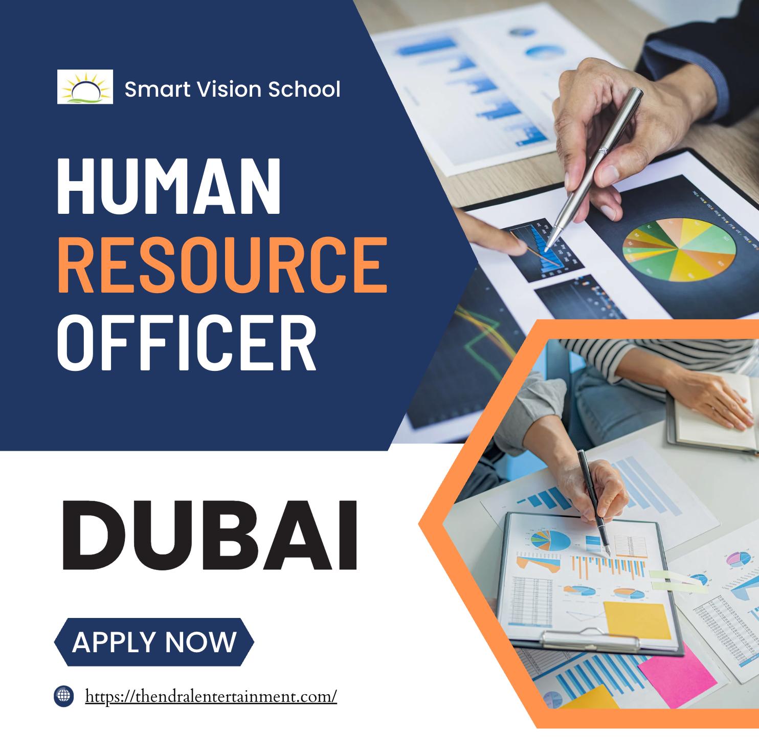 Human Resource Officer Jobs in Dubai 2025 – Smart Vision School Careers | Last Date 19 Oct
