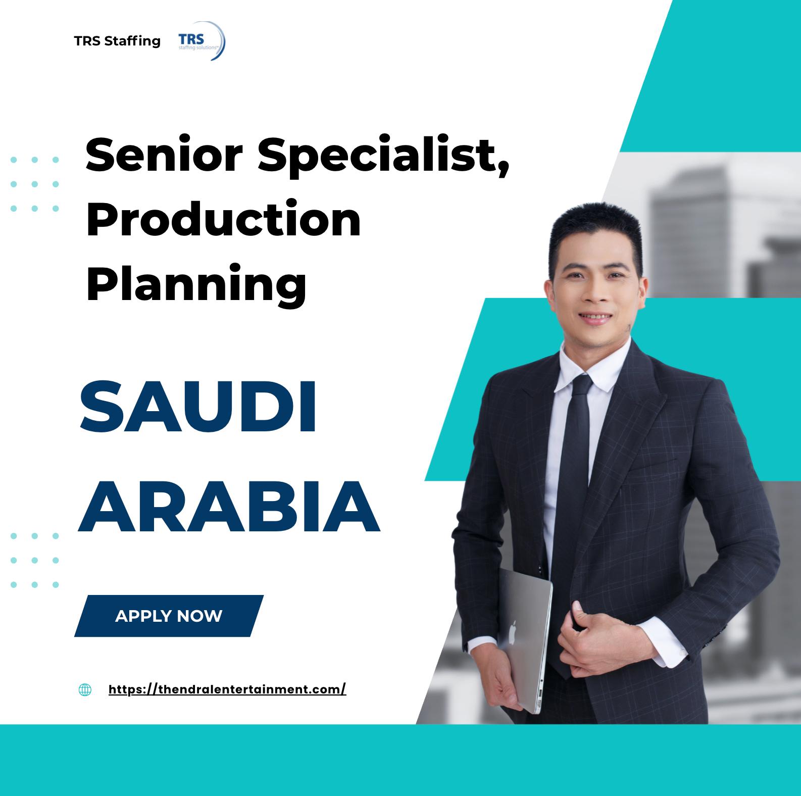 Production Planning Jobs in Saudi Arabia 2025 – Exciting Senior Specialist Role at TRS Staffing in Jubail