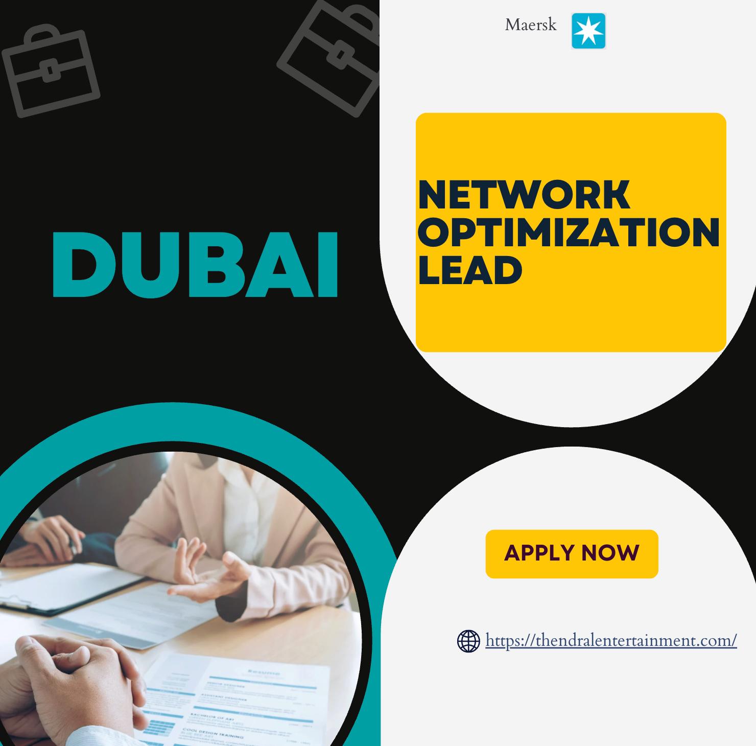 Maersk Careers Dubai 2025 – Network Optimization Lead Job Opportunity | Apply Now