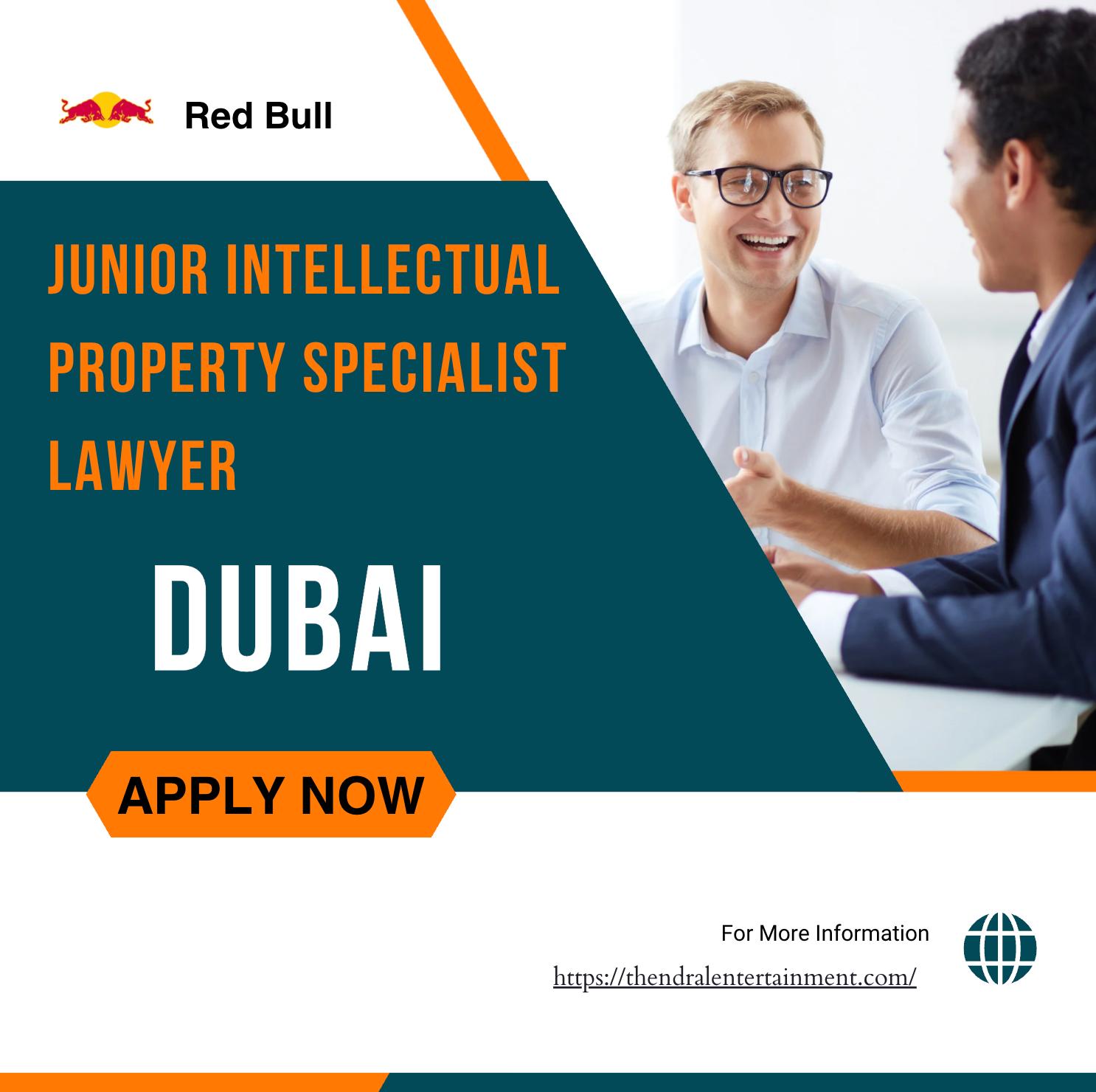 Legal Jobs in Dubai 2025 – Junior Intellectual Property Specialist Lawyer at Red Bull | Apply Now