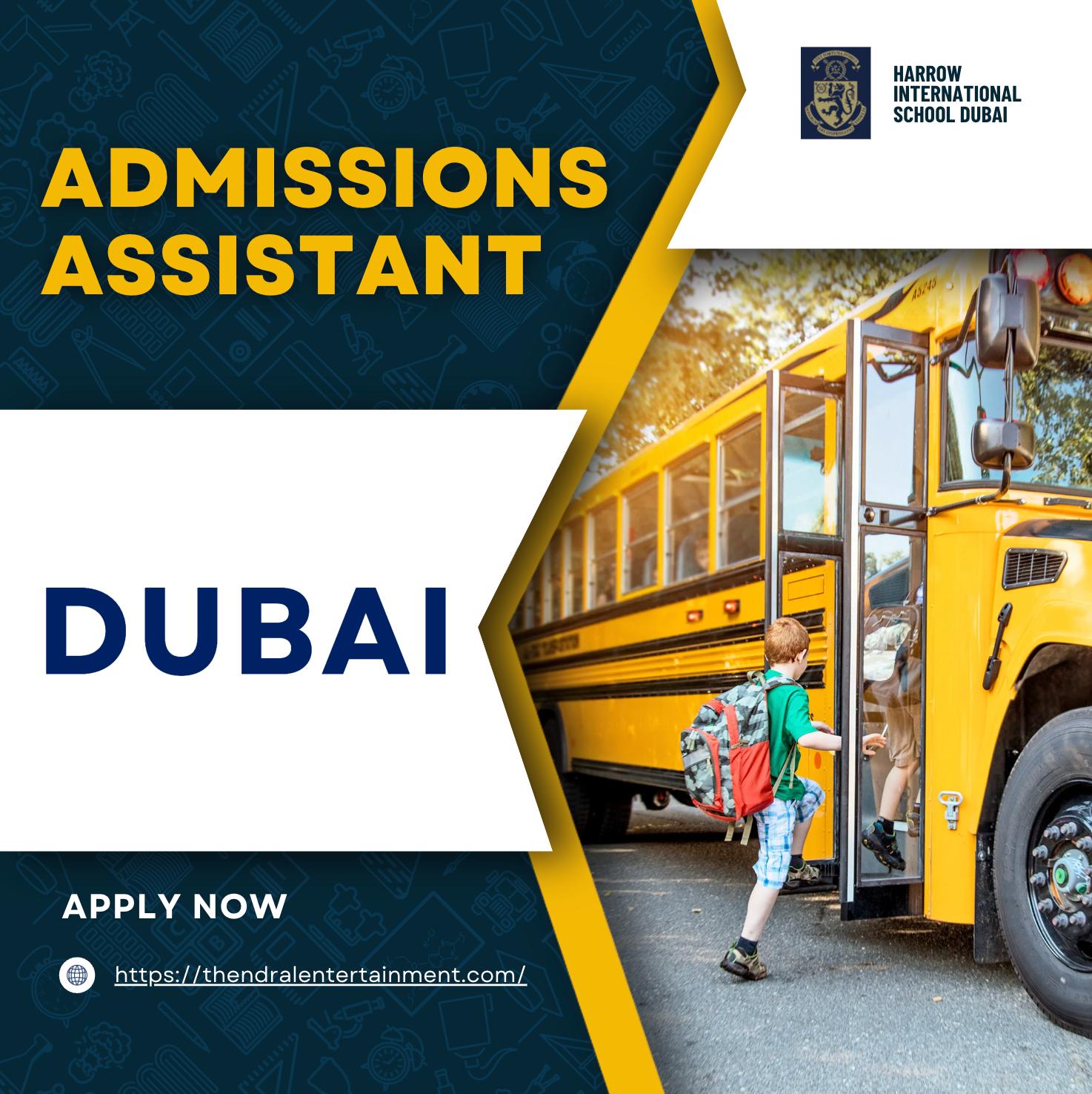 Dubai School Jobs 2025 – Exciting Admissions Assistant Job at Harrow International School Dubai