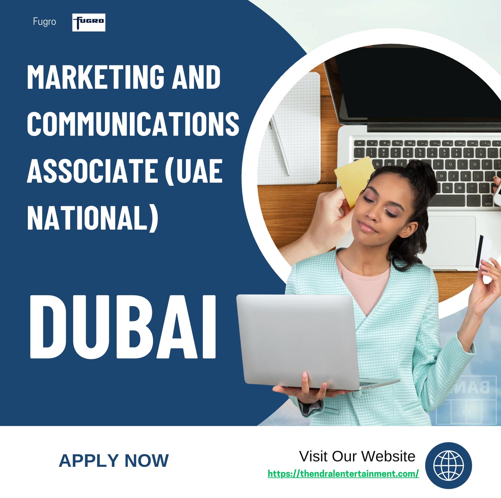Fugro Careers UAE 2025 – Exciting Marketing and Communications Associate Jobs for UAE Nationals