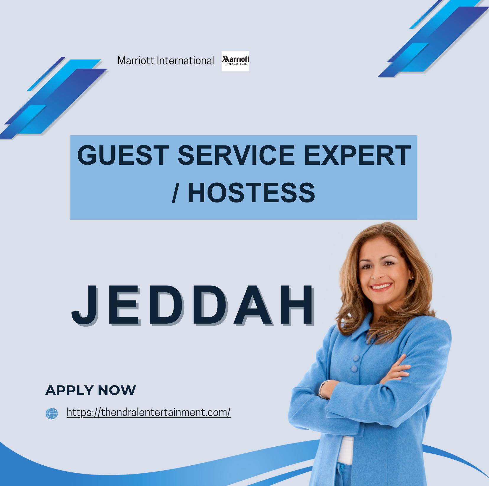 Jeddah Hotel Jobs 2025 – Guest Service Expert / Hostess at Marriott International | Join Now