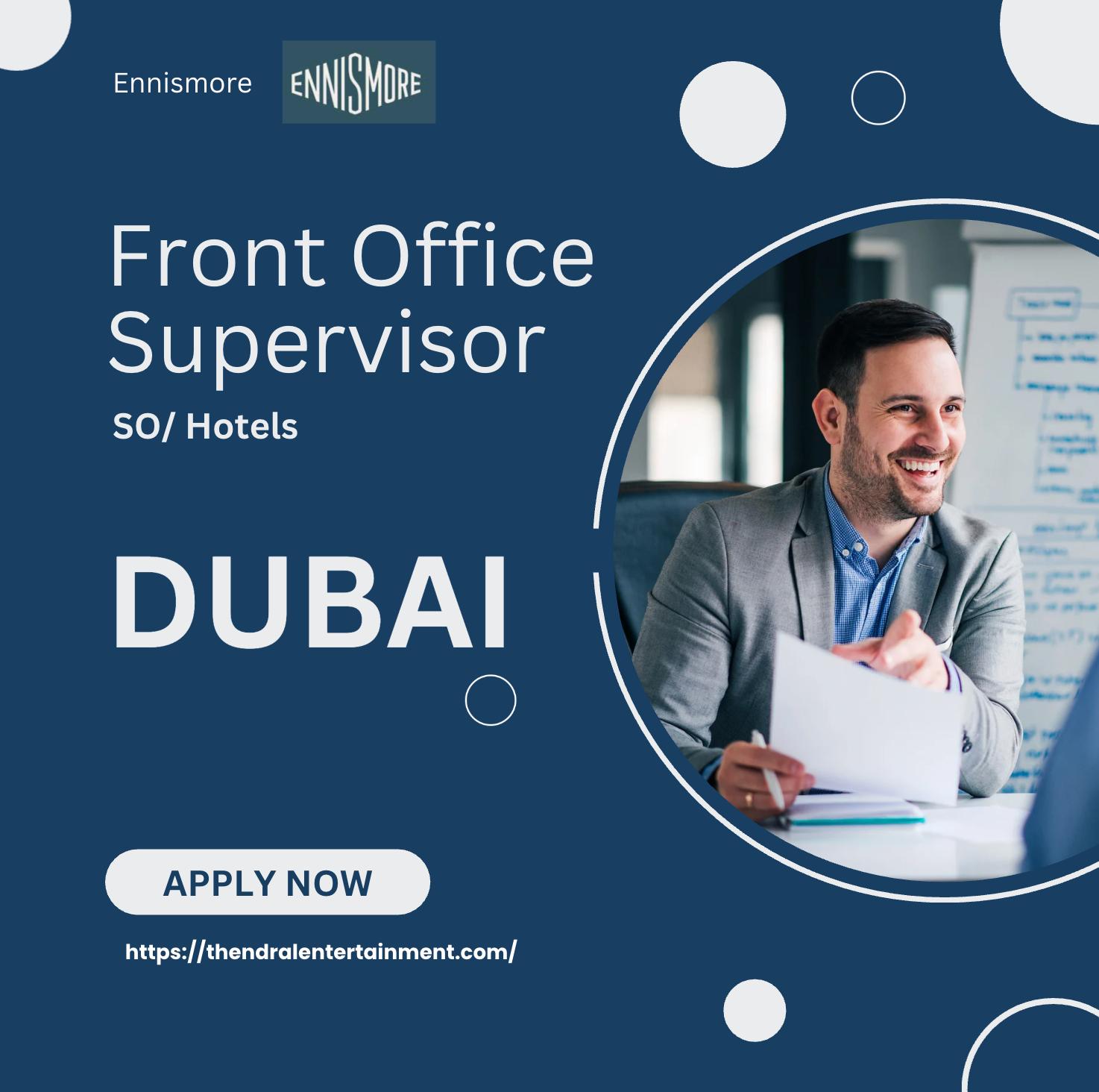 Dubai Front Office Jobs 2025 – Exciting Front Office Supervisor Role at SO/ Uptown Dubai