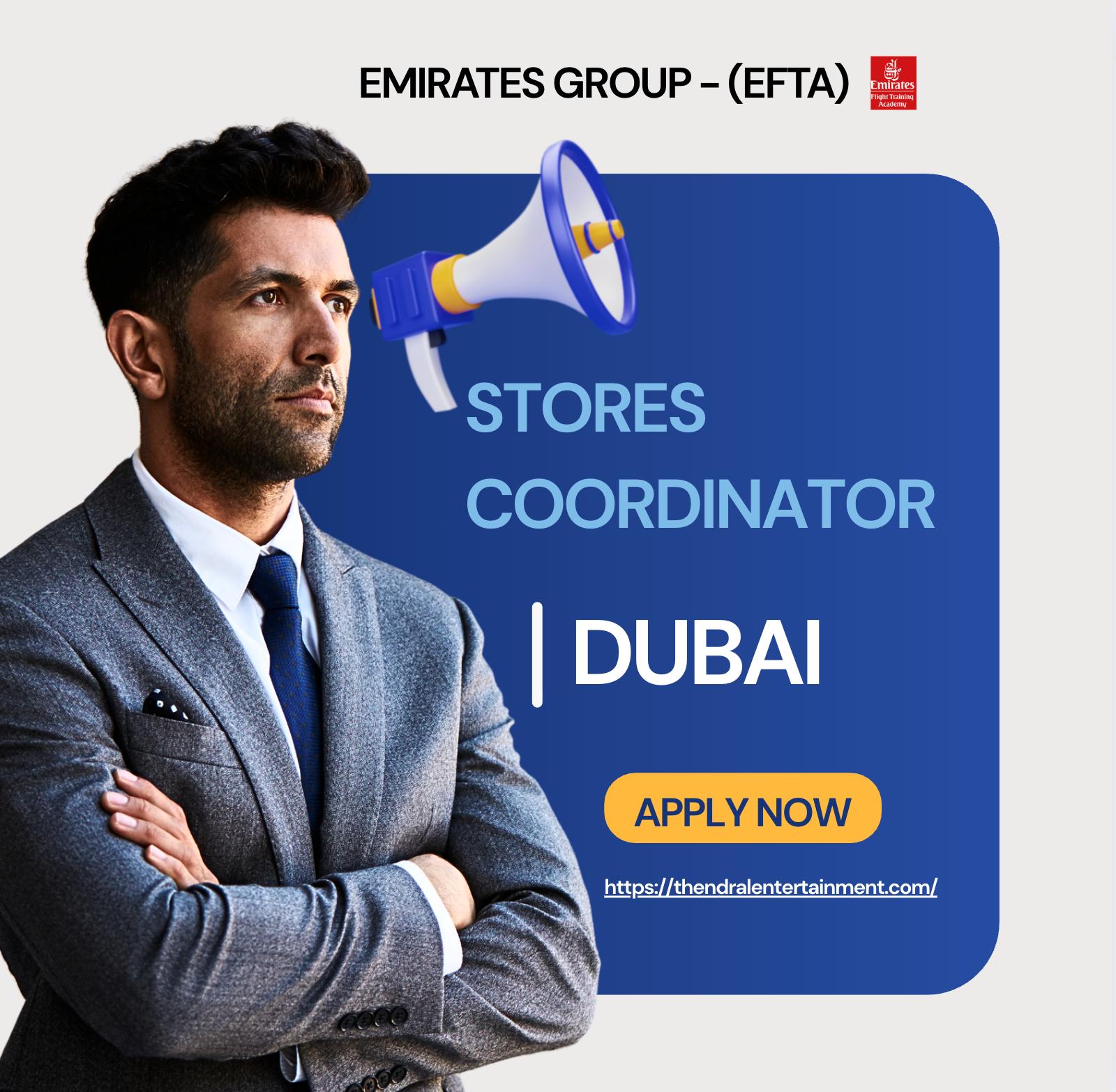 Emirates Group Jobs Dubai 2025 – Exciting Stores Coordinator at (EFTA) | Last Date 21st Oct
