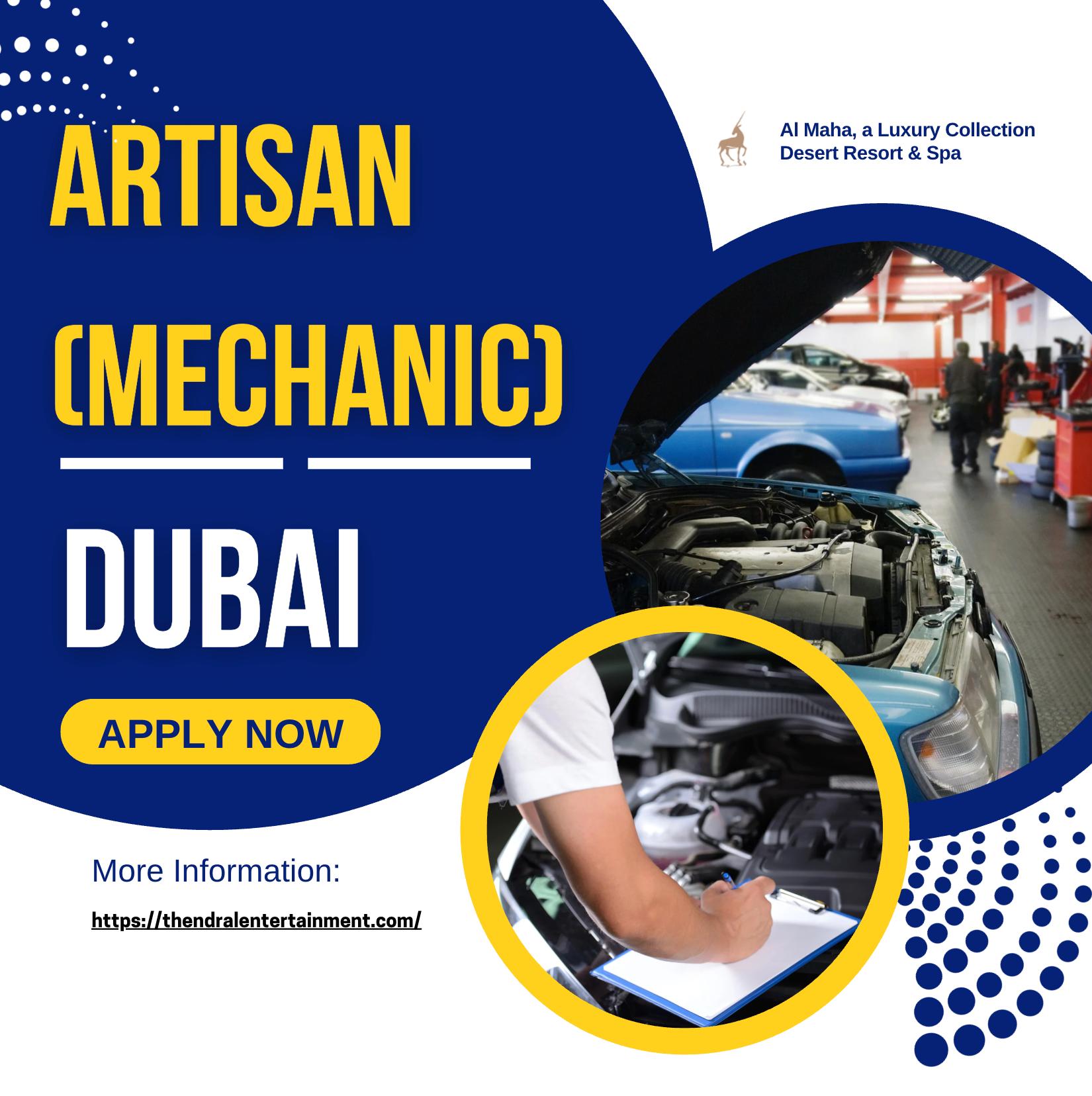 Dubai Mechanic Jobs 2025 – Join Al Maha, a Luxury Collection Desert Resort & Spa by Marriott