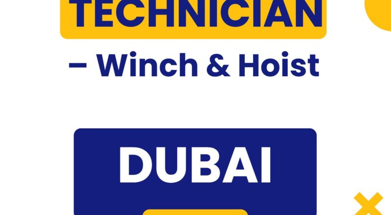 Technician Jobs Dubai 2025 – Skilled Winch & Hoist Technician Role at Al-Futtaim Automotive (FAMCO) | Apply Now