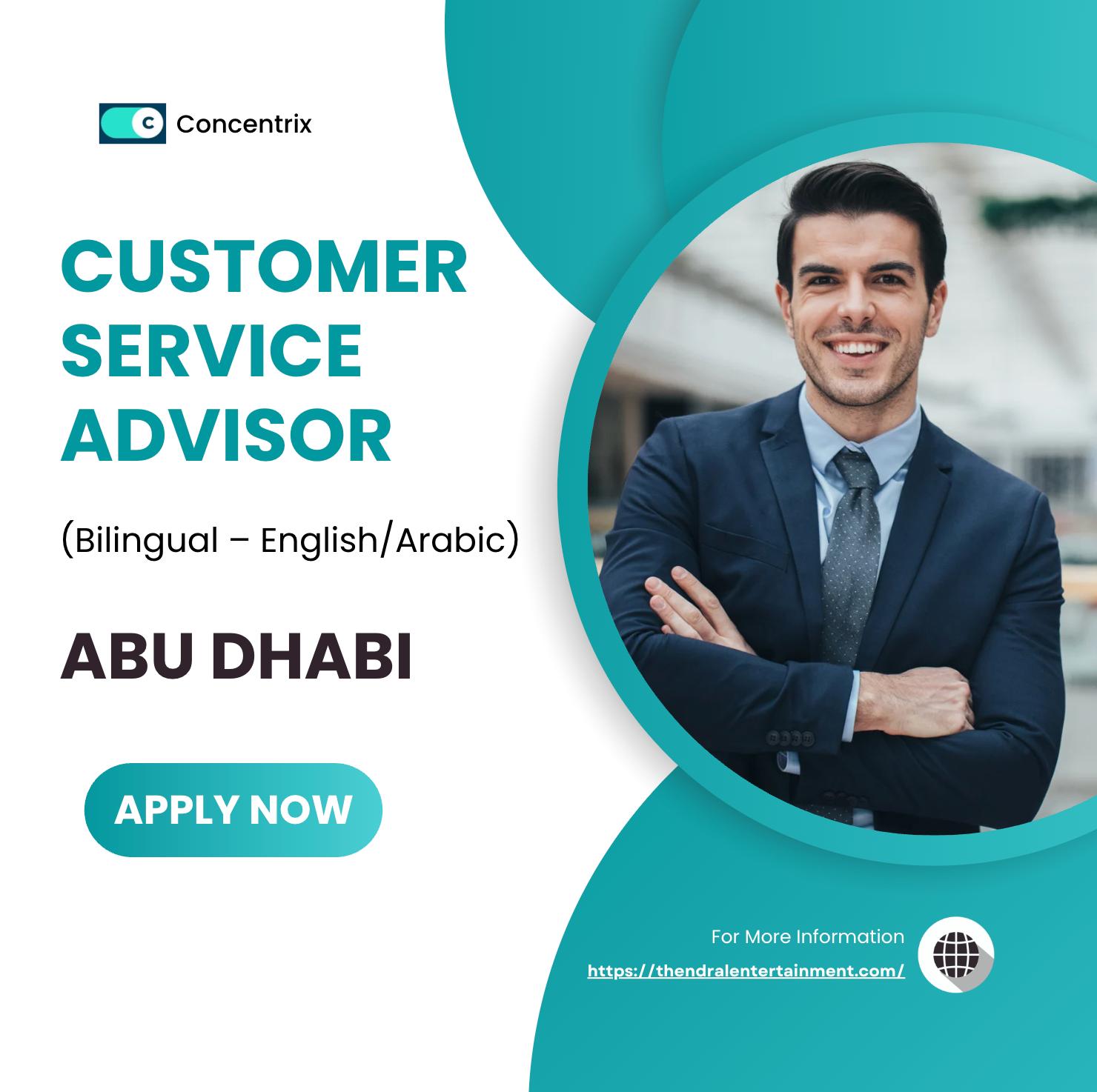 Customer Service Jobs in Abu Dhabi 2025 – Join Concentrix as a Bilingual Advisor Now