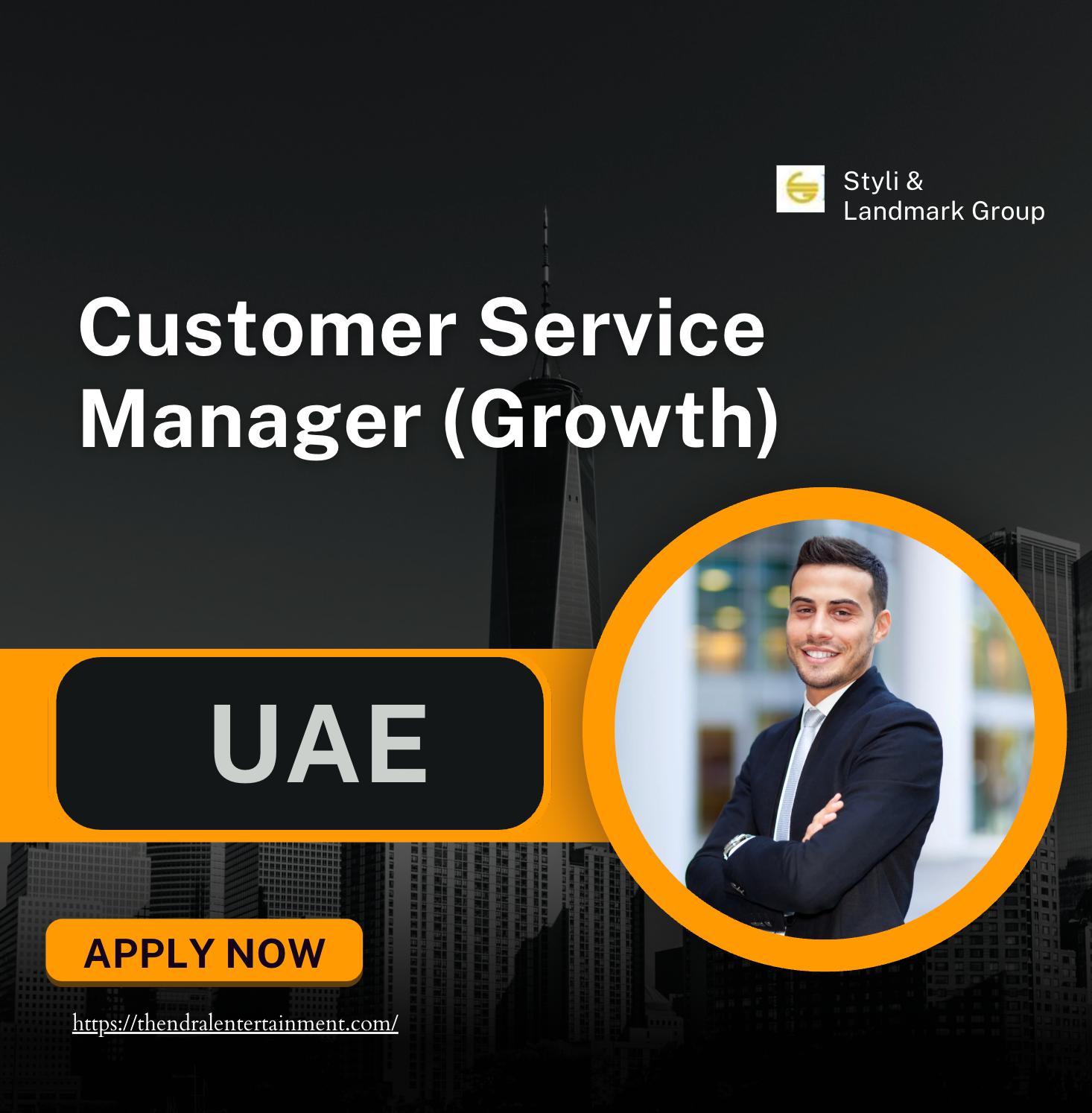 Landmark Group Careers UAE 2025 – Customer Service Manager Role at Styli, Dubai | Join Now