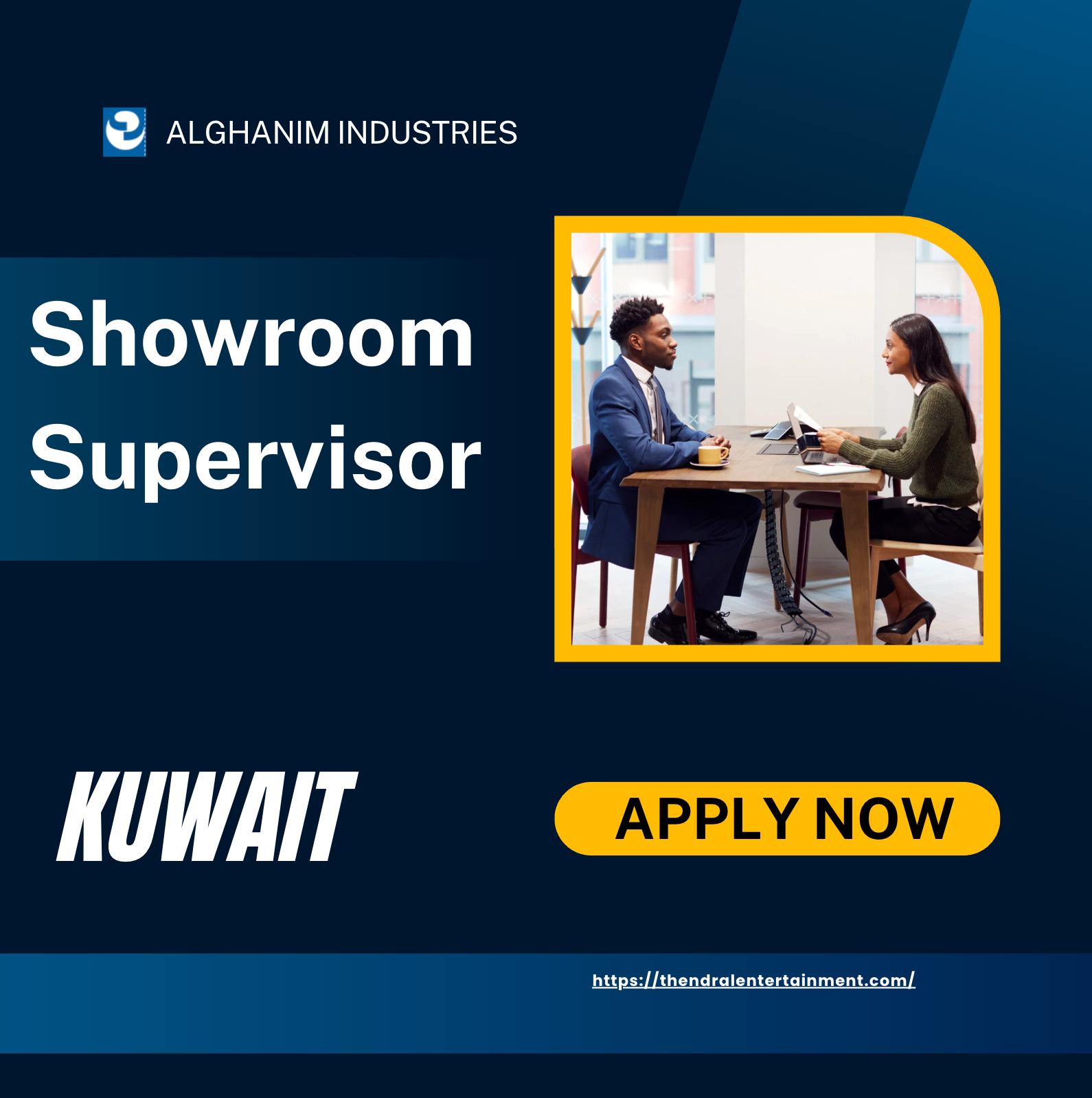 Retail Jobs Kuwait 2025 – Exciting Showroom Supervisor at Alghanim Industries