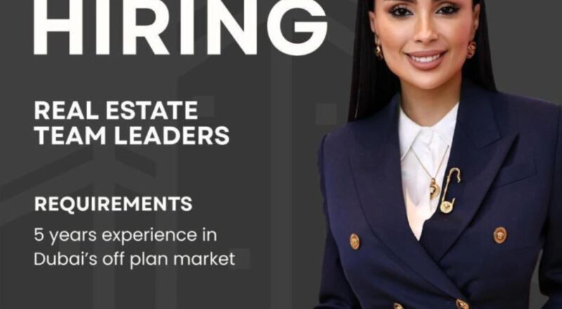 Real Estate Jobs in Dubai 2025 – Lead the Future as a Team Leader at Value Properties