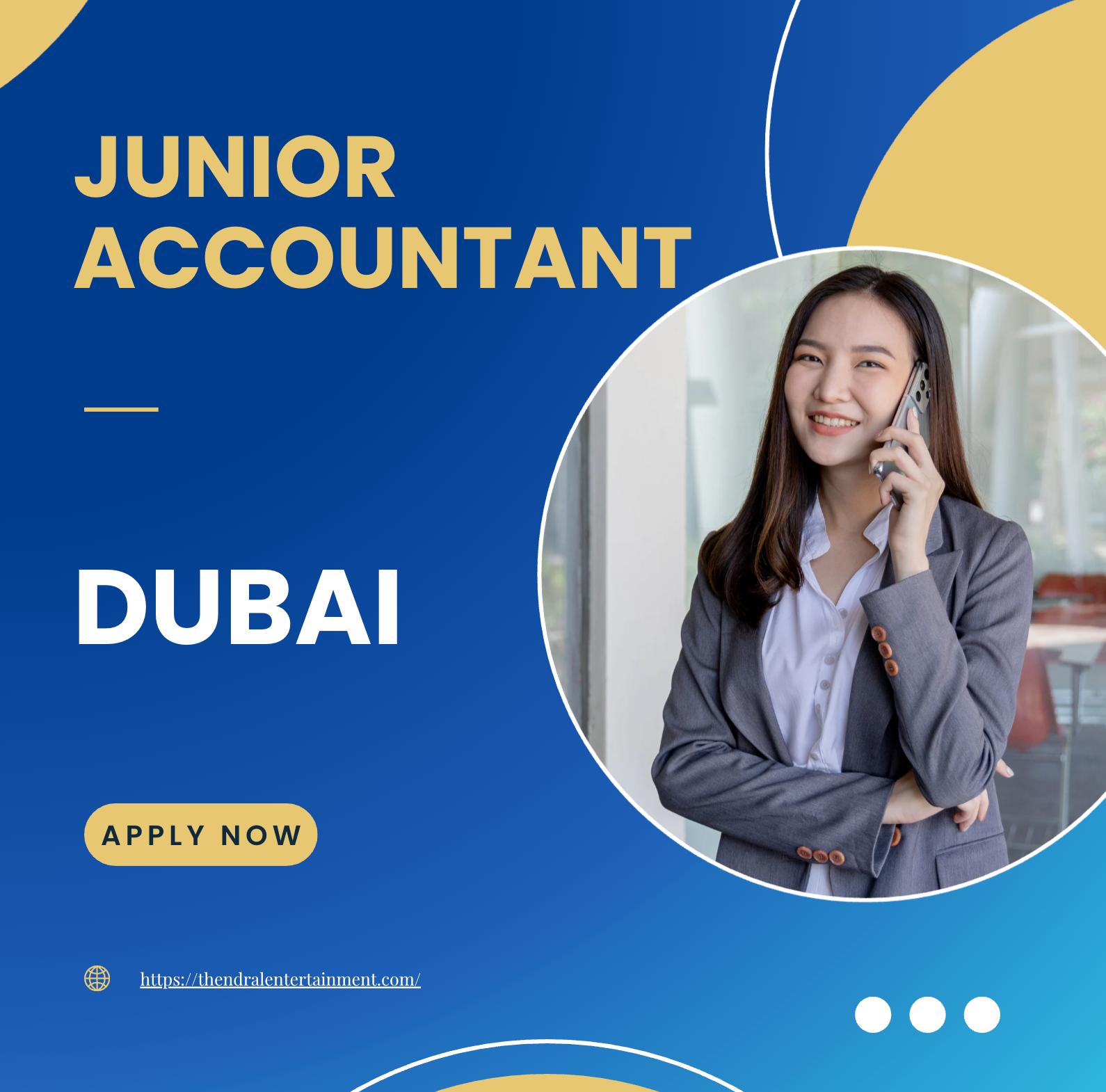 Junior Accountant Jobs in Dubai 2025 – Start Your Accounting Career with Great Growth Opportunities