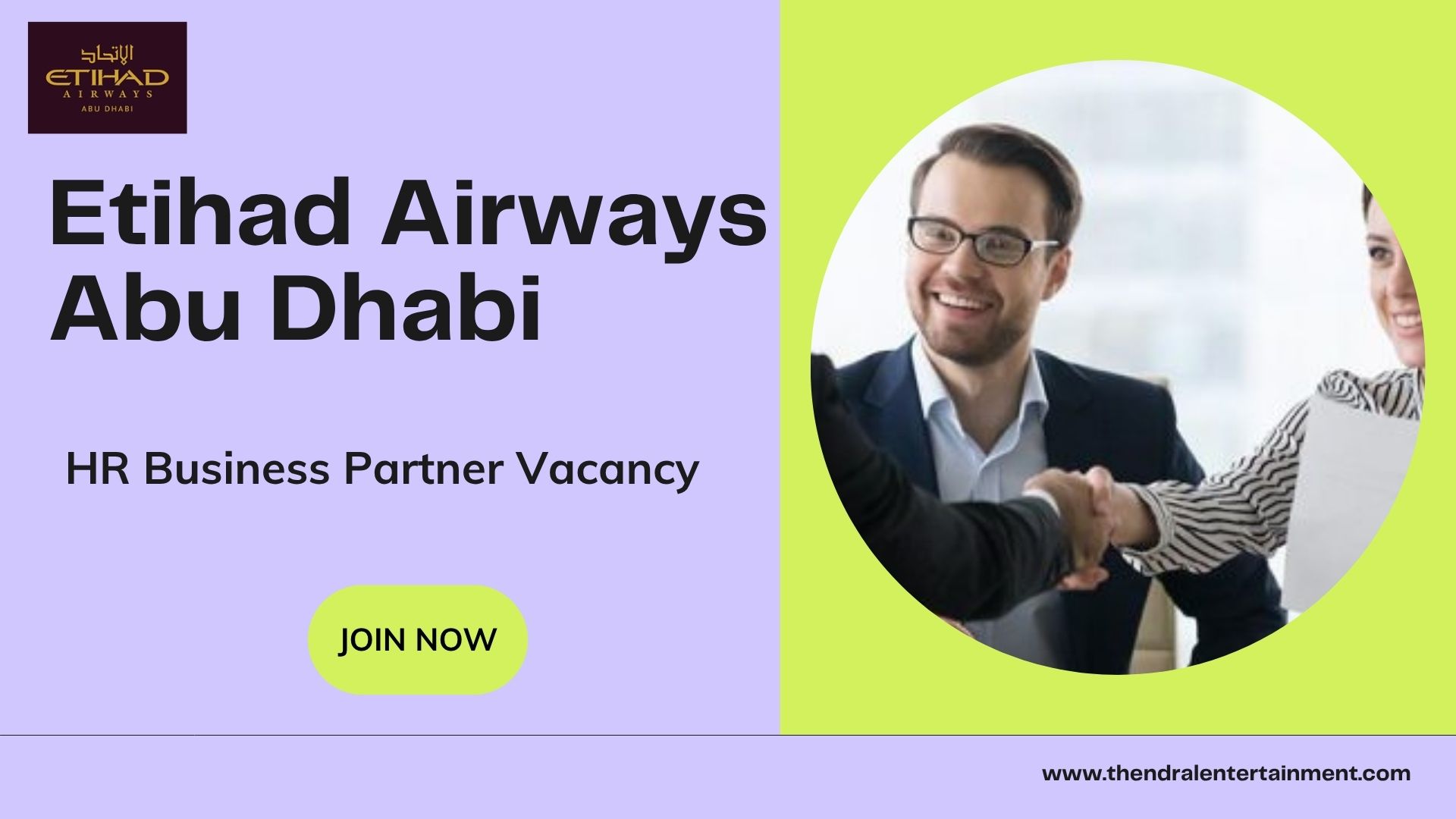 🌟 Etihad Airways – HR Business Partner Vacancy in Abu Dhabi 2025 – Apply Immediately