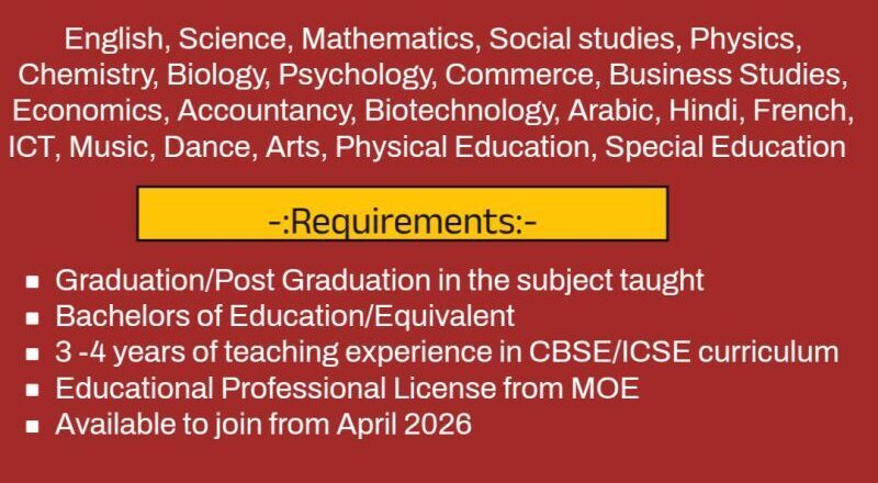 🌟 Bright Riders School Dubai Teaching Jobs 2026 in the United Arab Emirates – Apply Before 09.11.2025