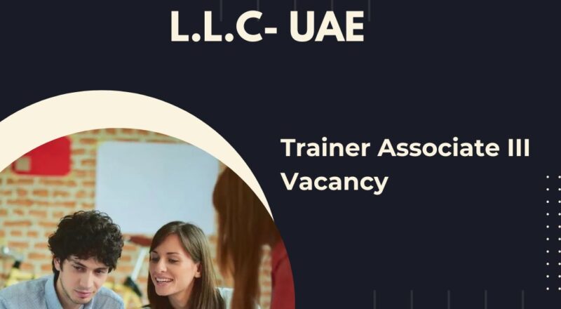 ★ Amazon Fulfillment MENA L.L.C – Trainer Associate III Vacancy in the United Arab Emirates 2025