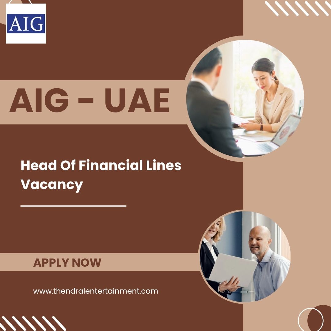 π AIG β Head Of Financial Lines Vacancy in the United Arab Emirates 2025 β Apply Immediately