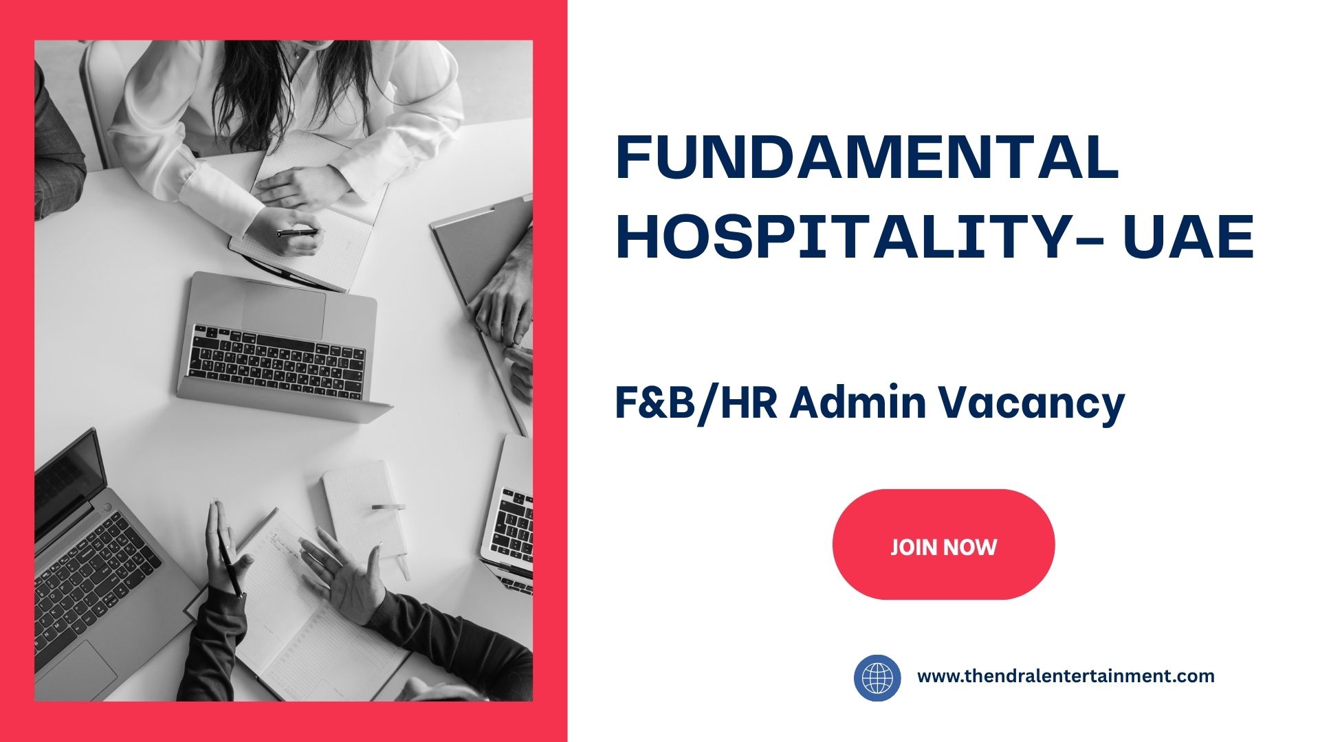 π Fundamental Hospitality β F&B/HR Admin Vacancy in the United Arab Emirates 2025 β Apply Immediately