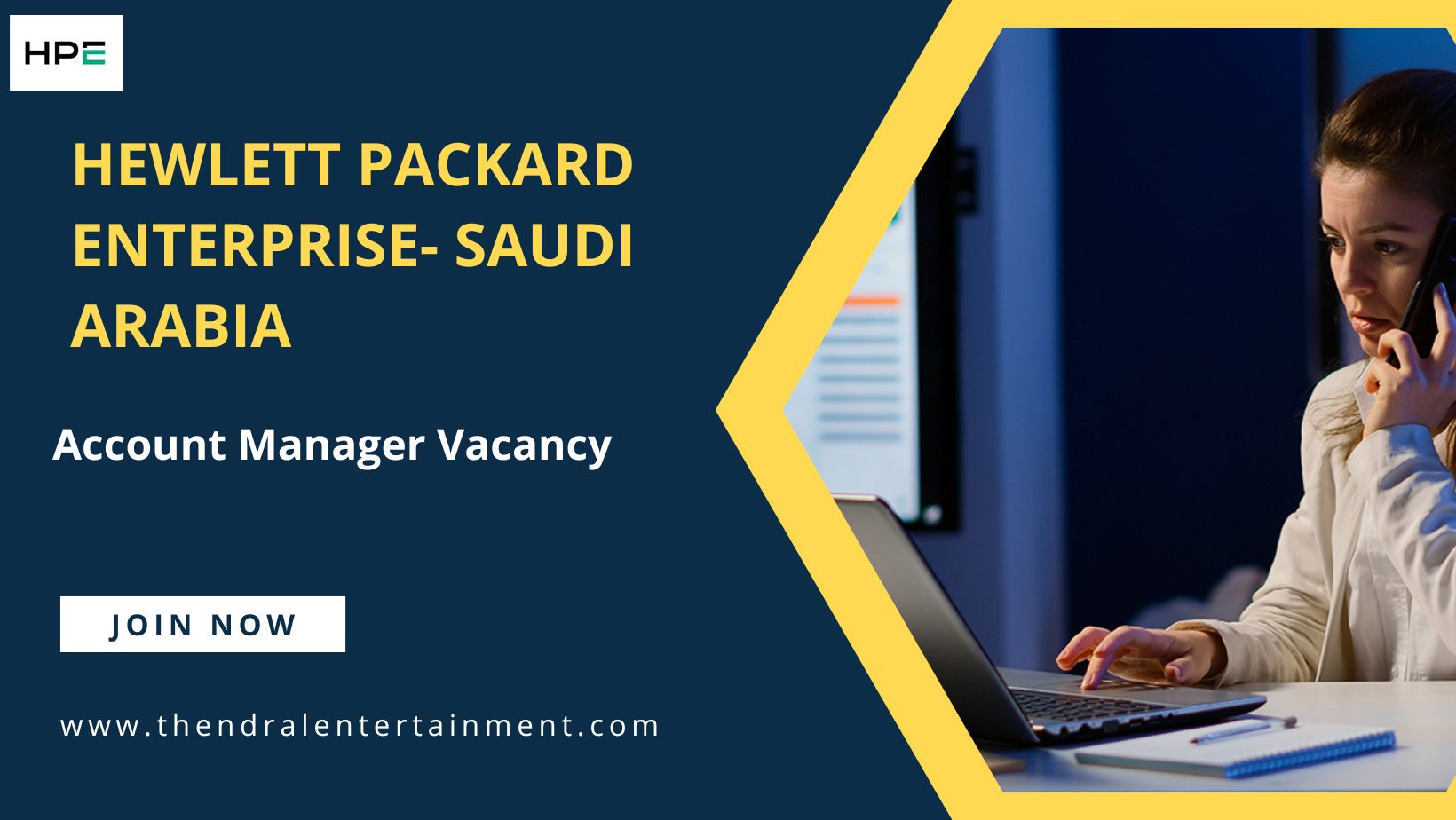 π Hewlett Packard Enterprise β Account Manager Vacancy in Saudi Arabia β Apply Before 2025