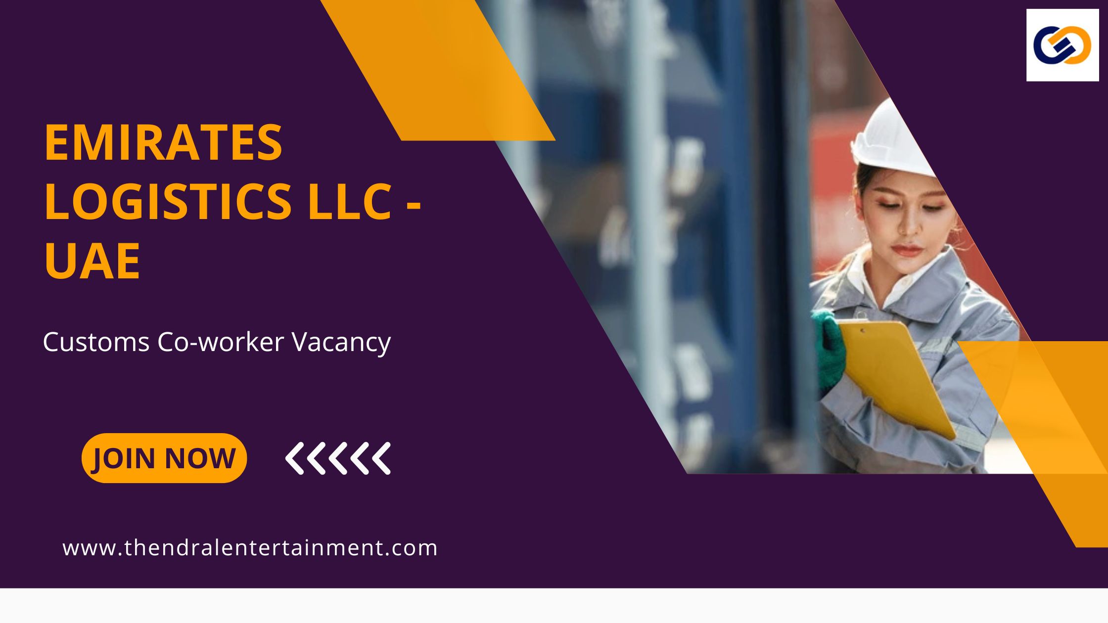 π Emirates Logistics LLC β Customs Co-worker Vacancy in the United Arab Emirates 2025 β Apply Immediately