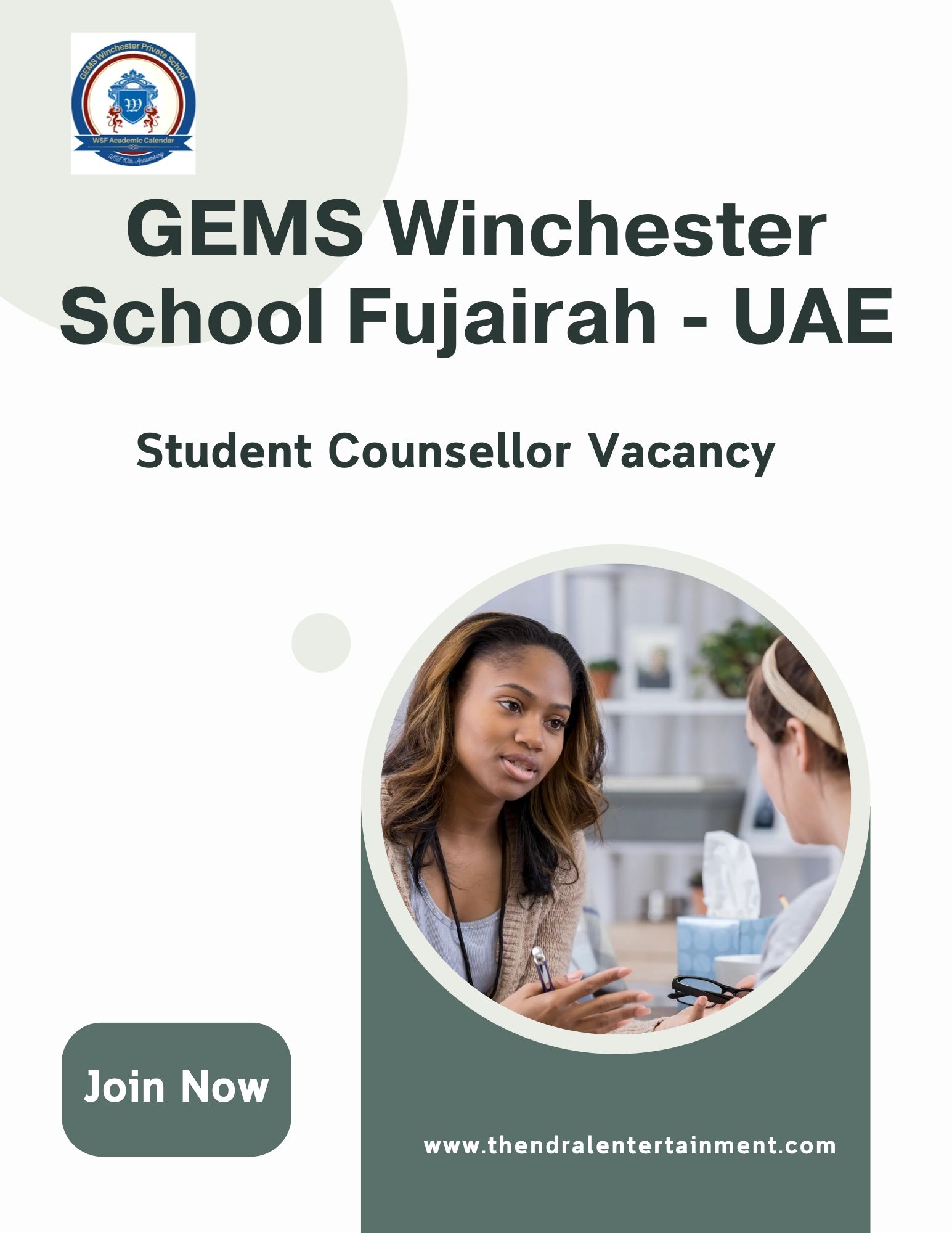 ✨ GEMS Winchester School Fujairah – Student Counsellor Vacancy UAE 2025 – Apply Immediately