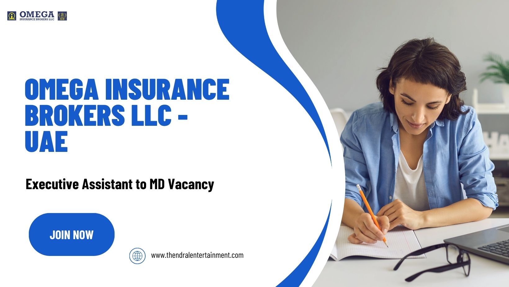 🌟 Omega Insurance Brokers LLC – Executive Assistant to MD Vacancy in the United Arab Emirates – 2025