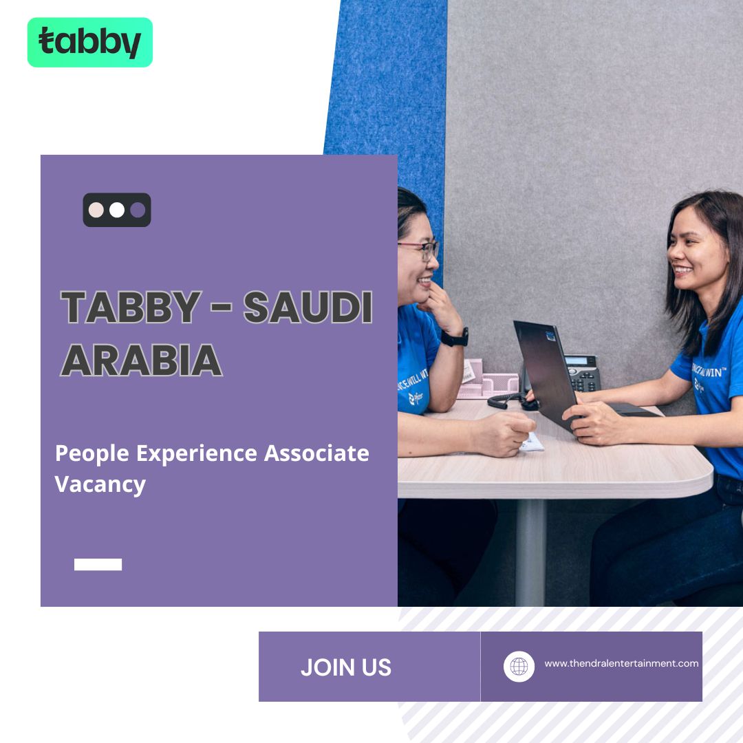 π Tabby β People Experience Associate Vacancy in Saudi Arabia 2025 β Apply Immediately