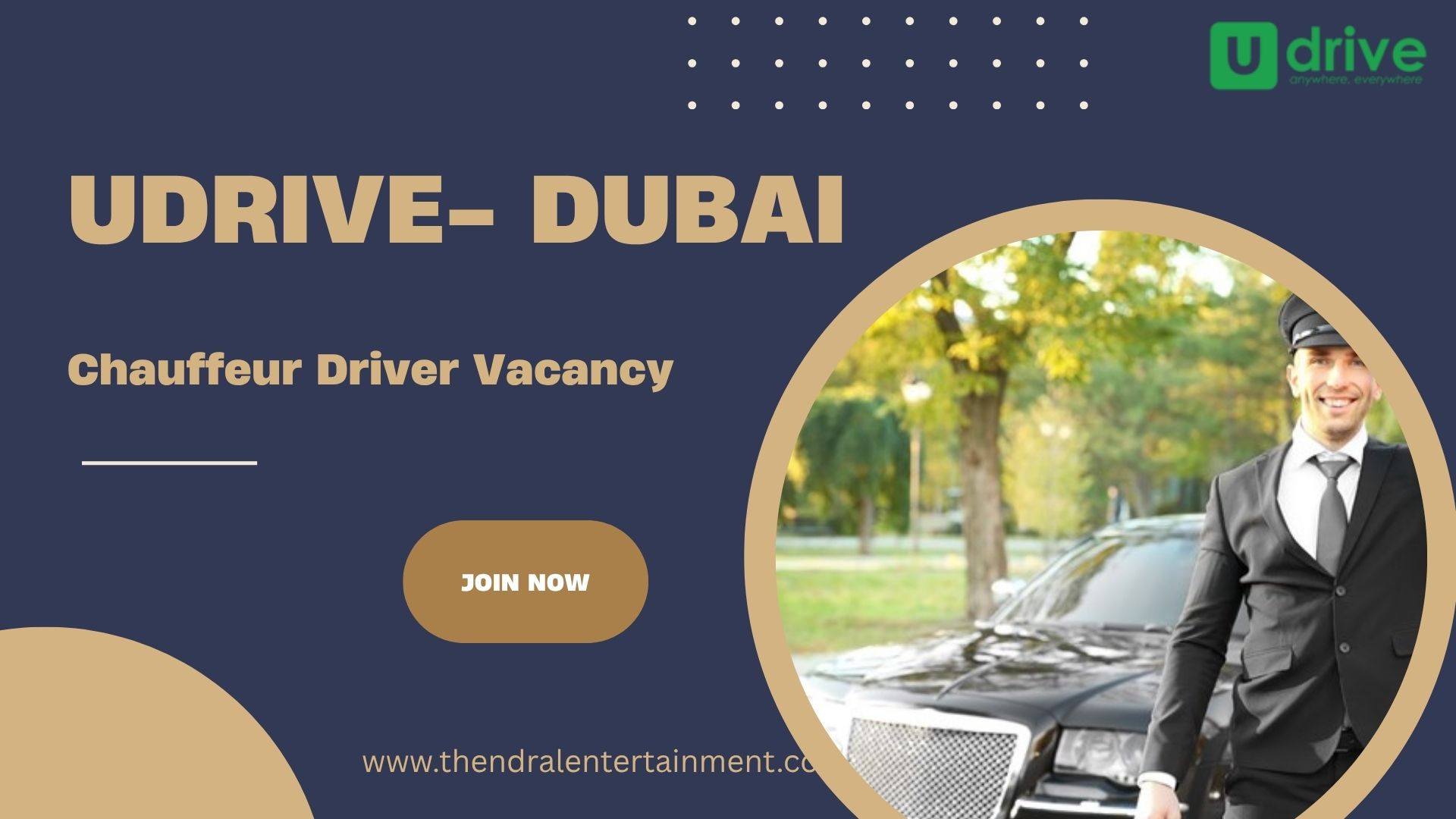 🚗 Udrive Chauffeur Driver Vacancy in Dubai 2025 – Apply Immediately