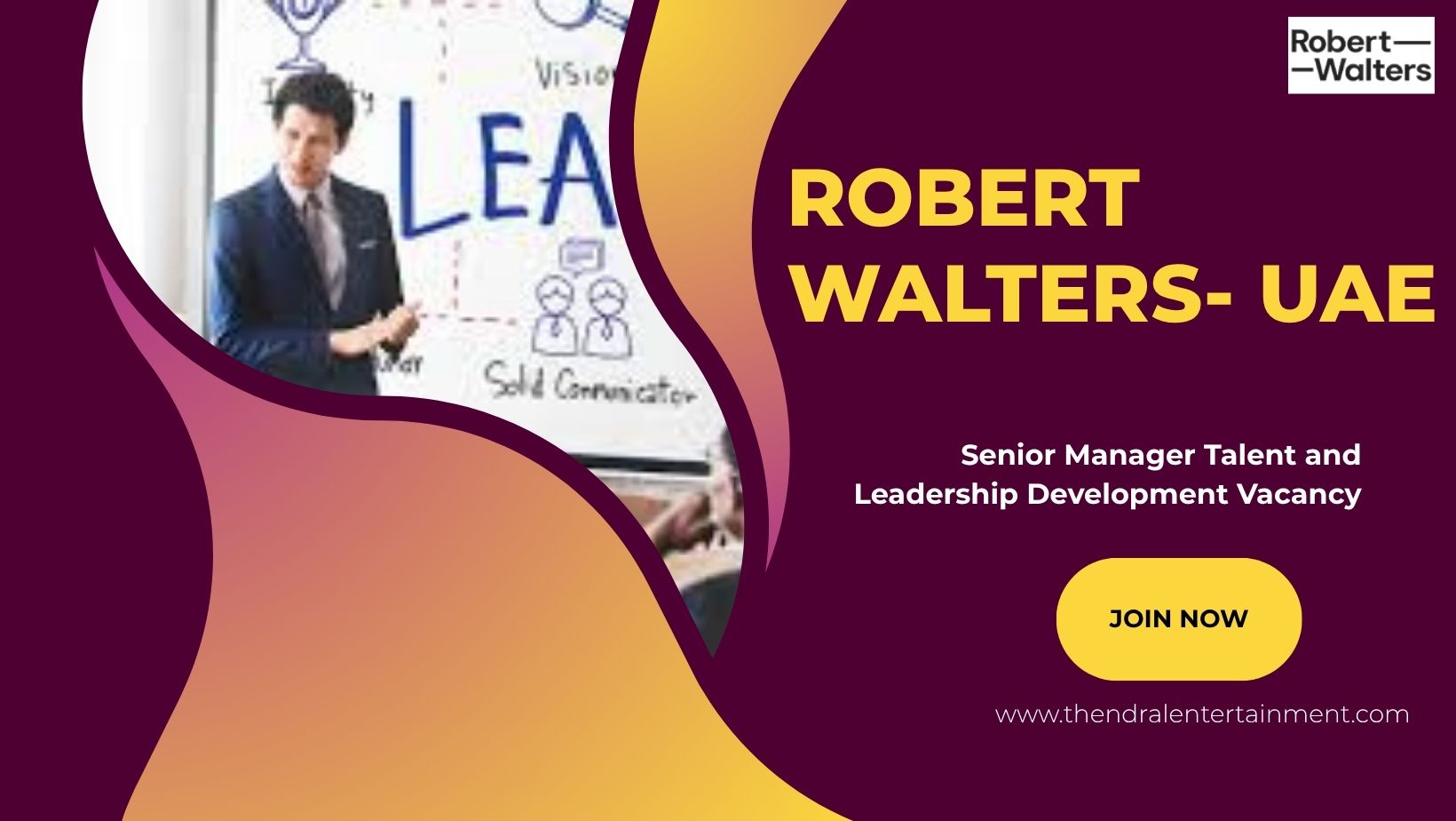 🌟 Robert Walters – Senior Manager Talent and Leadership Development Vacancy in the United Arab Emirates 2025 – Apply Immediately