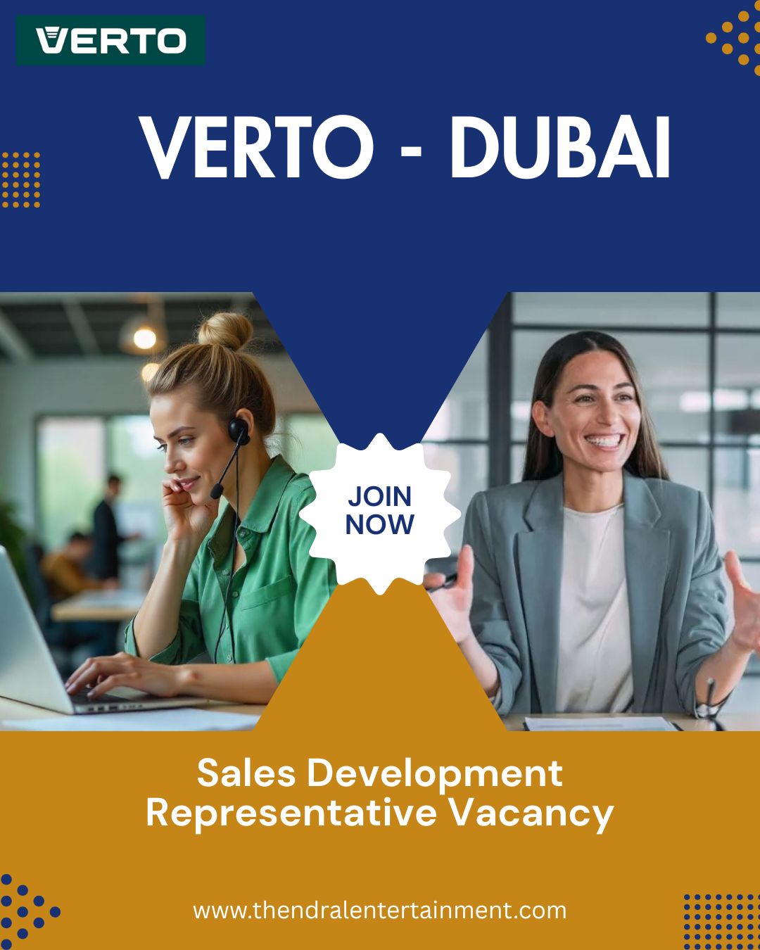 🌟 Verto – Sales Development Representative Vacancy in Dubai – Apply Immediately (2025)