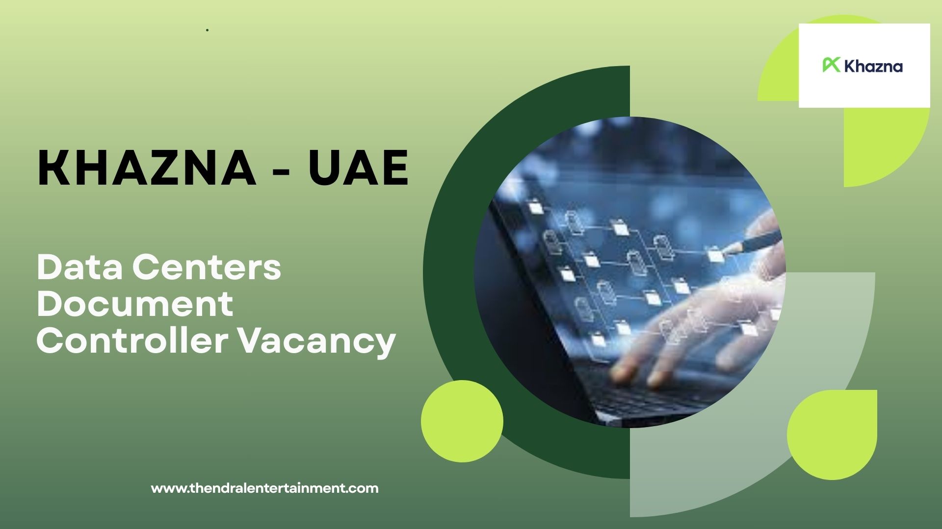 🟢 Khazna Data Centers – Document Controller Vacancy in the United Arab Emirates – Apply Immediately 2025