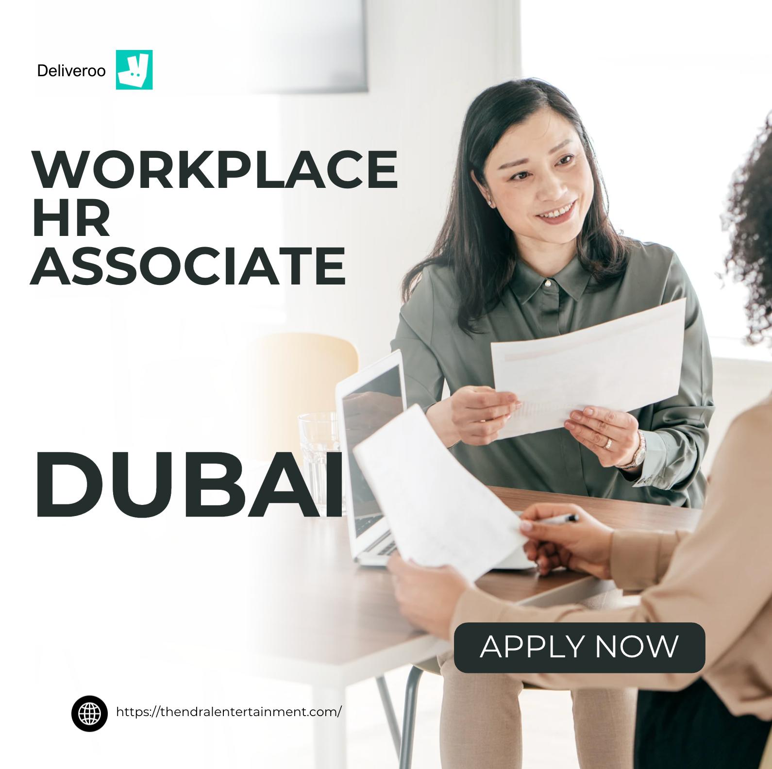 Deliveroo jobs Dubai 2025 – Exciting Workplace HR Associate Role for UAE Nationals