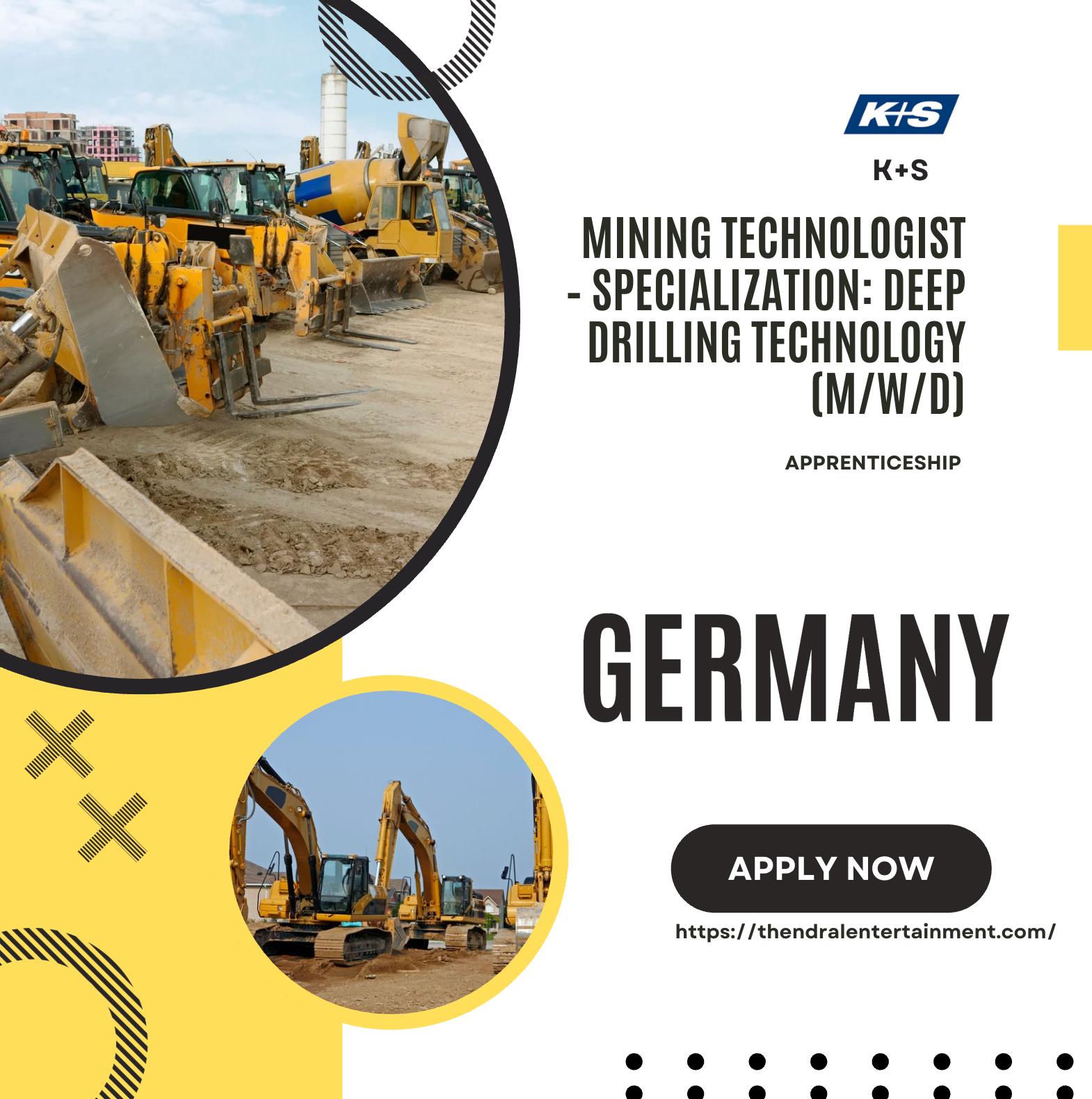 Zielitz Jobs 2026 – High Growth Mining Technologist Apprenticeship in Deep Drilling at K+S | Apply Before 31st Jan