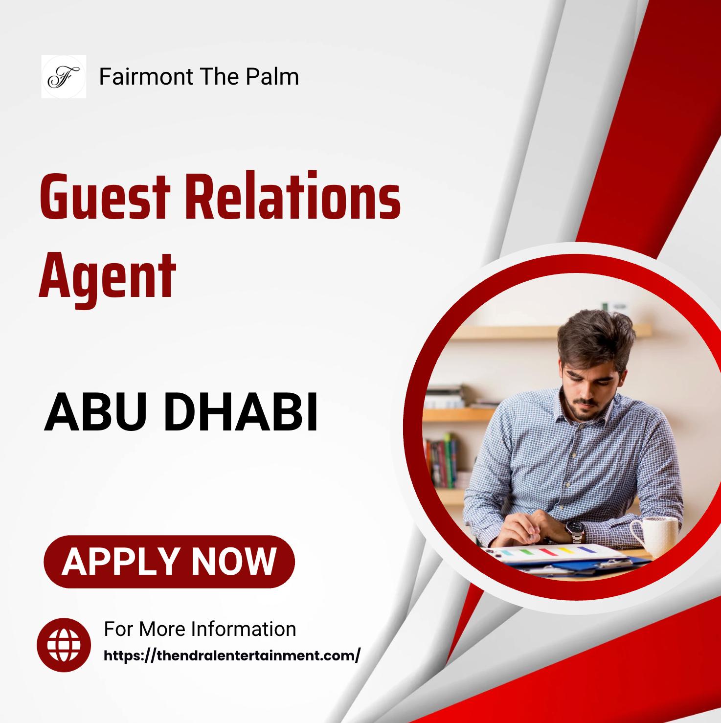 Guest Relations Agent Jobs in Dubai 2025 – Join the Luxury Experience at Fairmont The Palm
