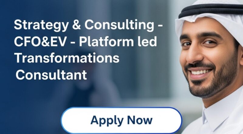 Accenture Strategy Consultant Riyadh Jobs 2025 – Lead CFO & Platform Transformations