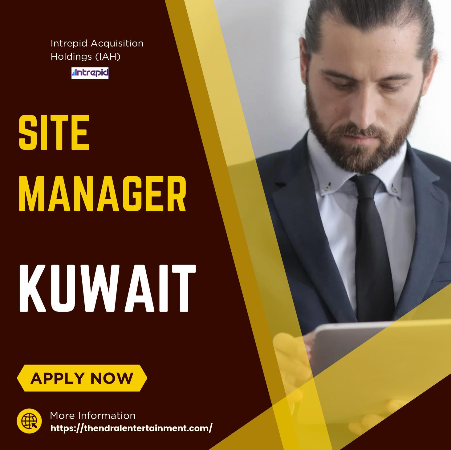 Kuwait Site Manager Jobs 2025 – Join Intrepid Acquisition Holdings at Ali Al Salem Air Base Now