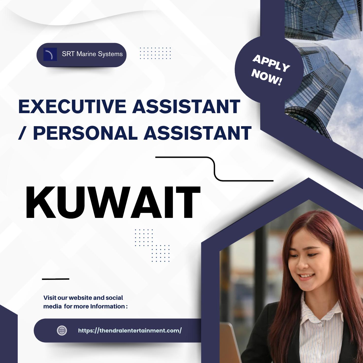 Kuwait Office Jobs 2025 – Exciting Executive Assistant Role at SRT Marine Systems