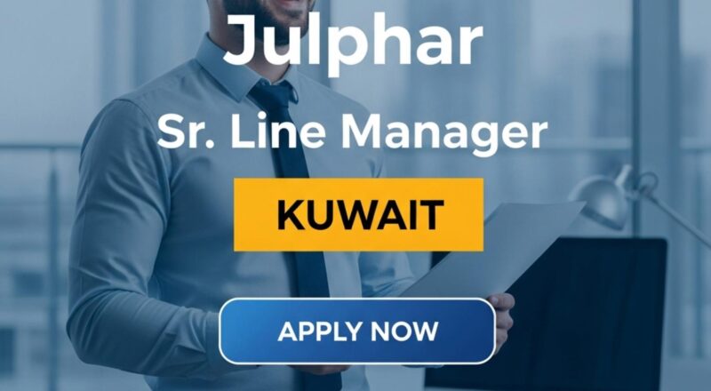 Sr Line Manager Job in Kuwait 2025 – Lead High-Impact Pharma Sales at Julphar Now