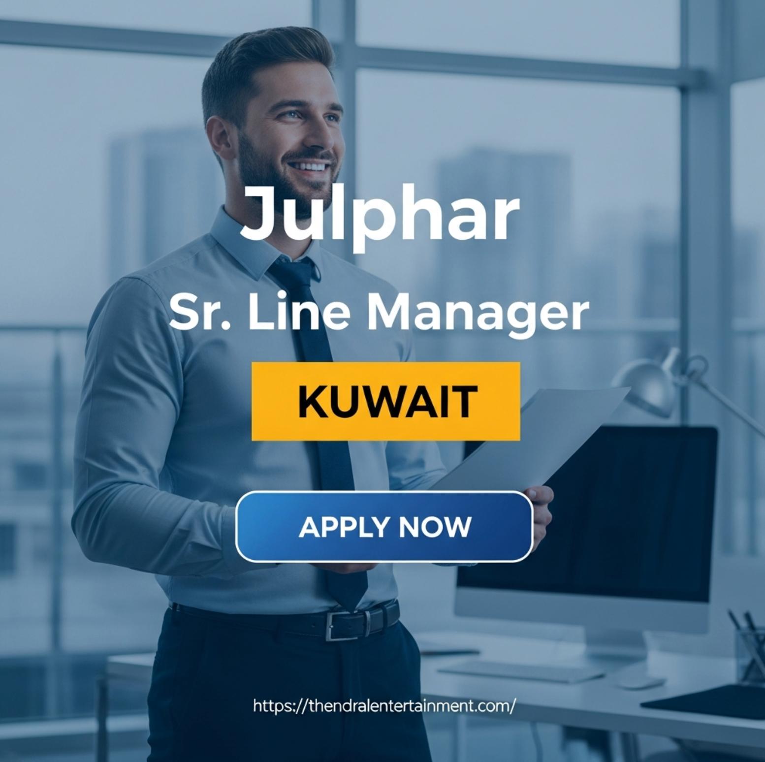 Sr Line Manager Job in Kuwait 2025 – Lead High-Impact Pharma Sales at Julphar Now