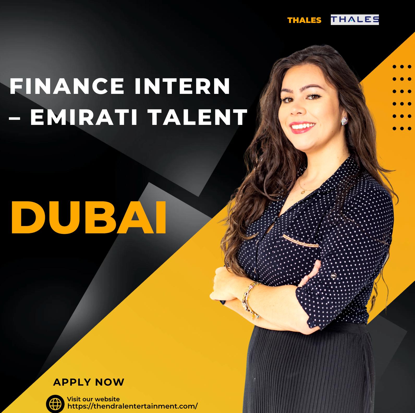 Finance Internships Dubai 2025 – Join Your Career with Thales Now