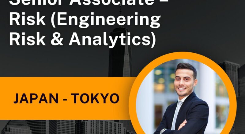 Risk Jobs Tokyo 2025 – Senior Associate, Engineering Risk & Analytics at WTW | Apply Now