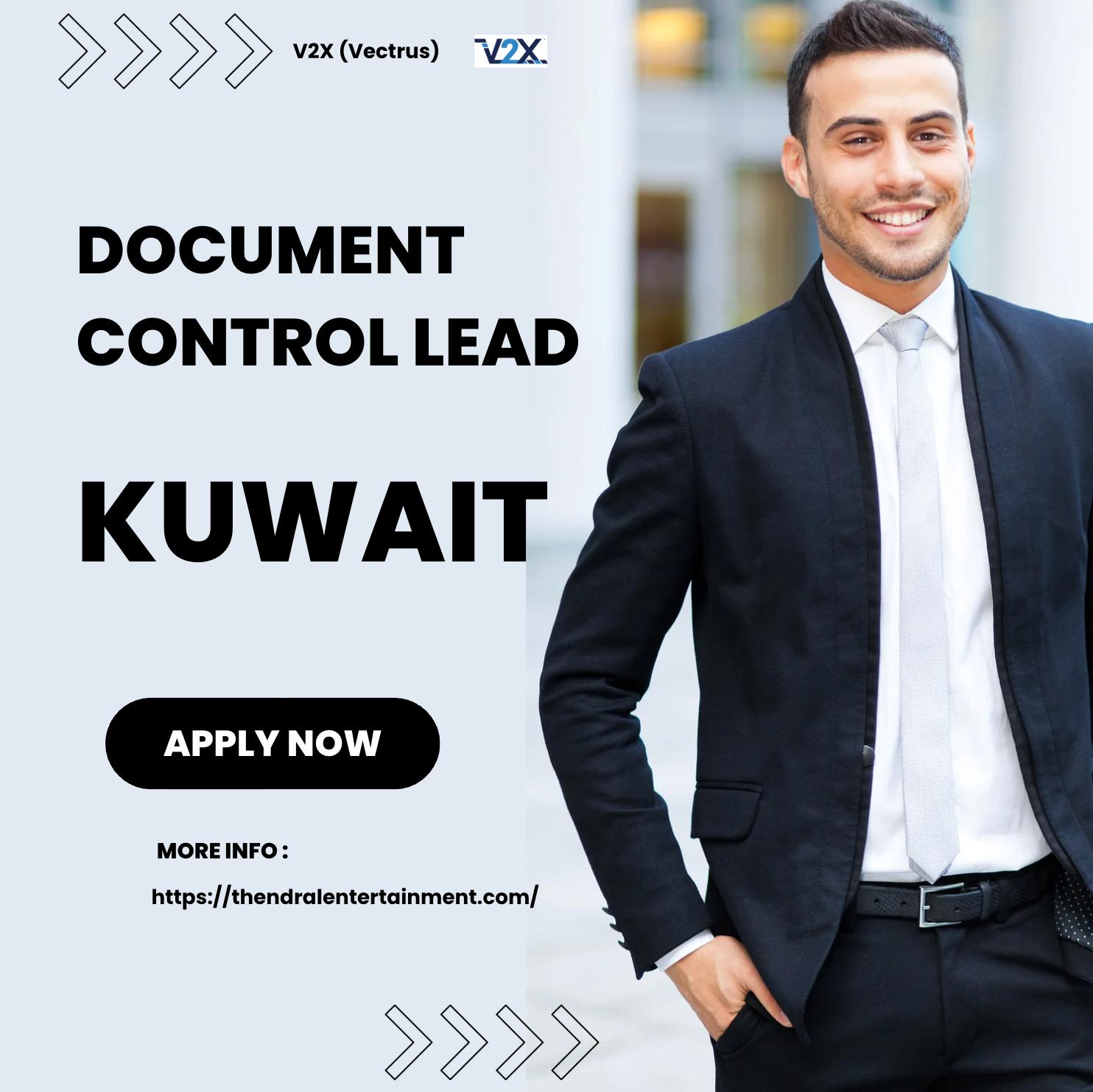 Kuwait Document Control Jobs 2025 – Join V2X as a Document Control Lead for the LOGCAP Program