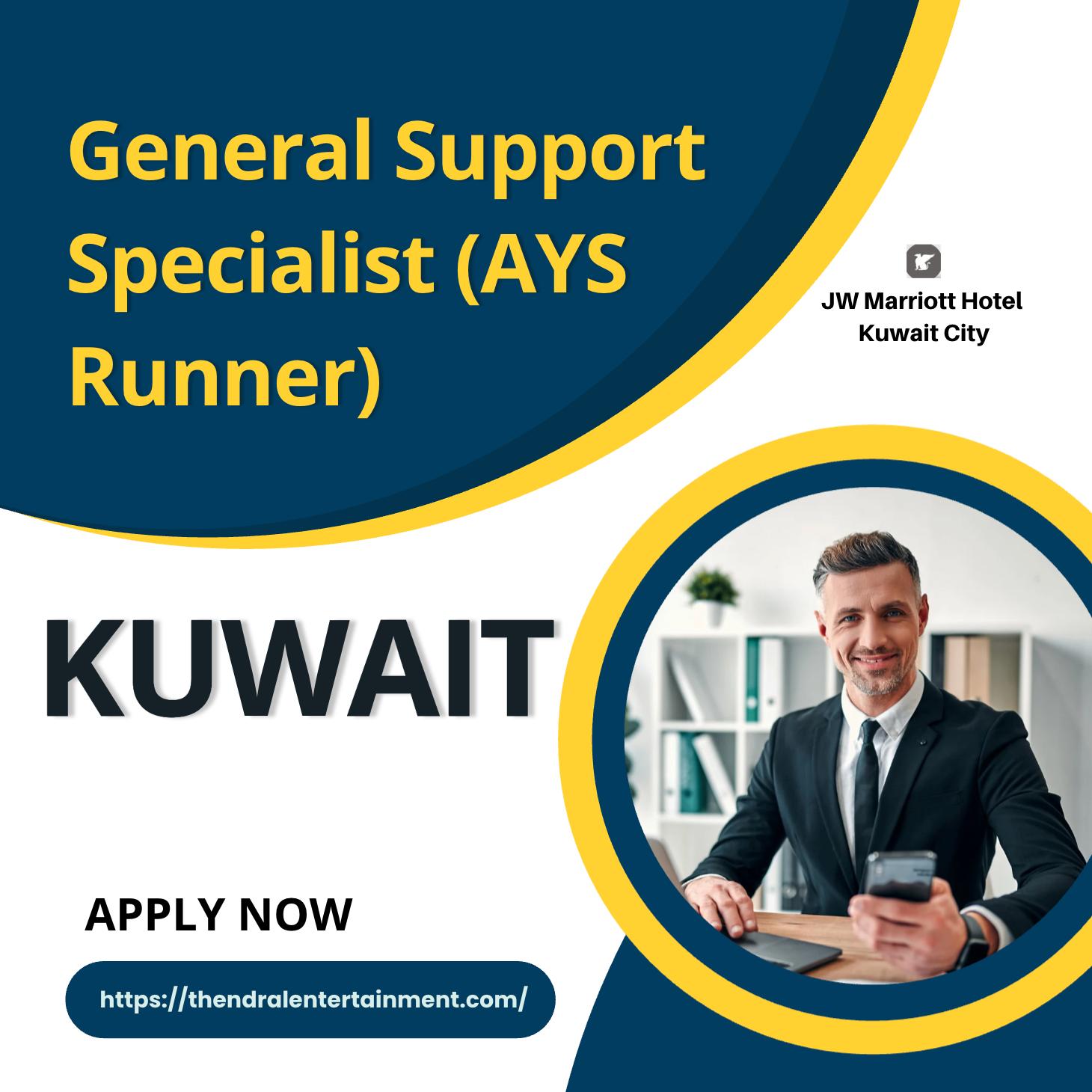 Hotel Jobs Kuwait 2025 – Apply Now for General Support Specialist at JW Marriott Hotel Kuwait City