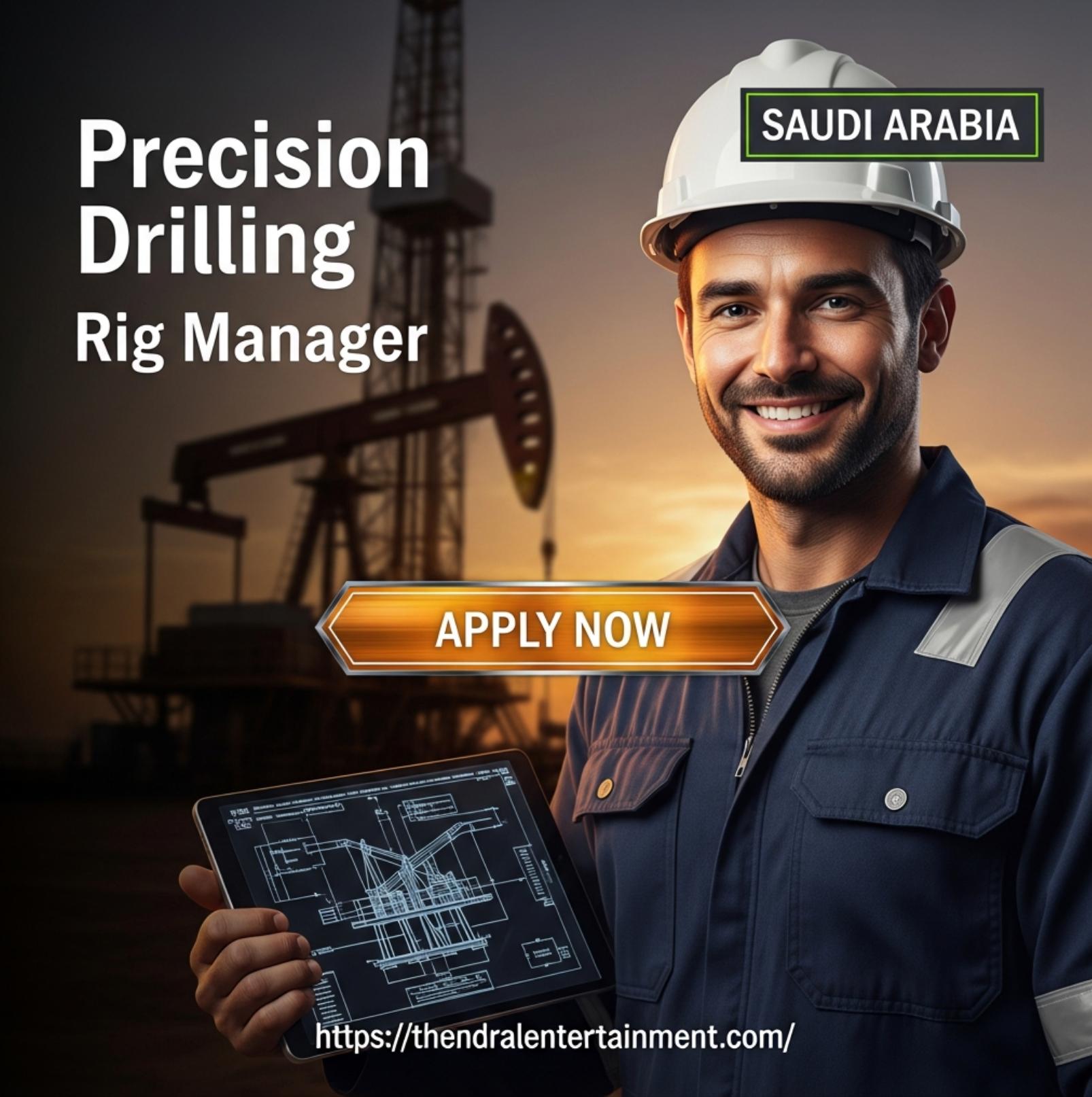 Saudi Rig Manager Jobs 2025 – High Growth Leadership Role with Grey Wolf / Precision Drilling
