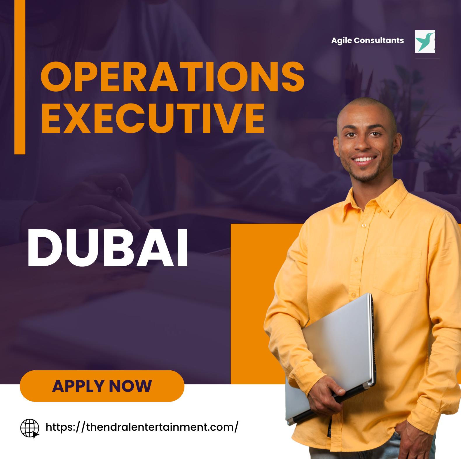 Dubai operations executive jobs at Agile Consultants 2025 – High Growth Corporate Services Careers Await