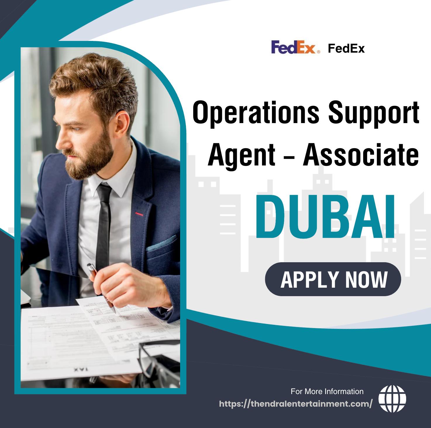 FedEx Operations Support Agent Jobs in Dubai – Join a Global Leader in Logistics Now | Apply Before 3rd Nov