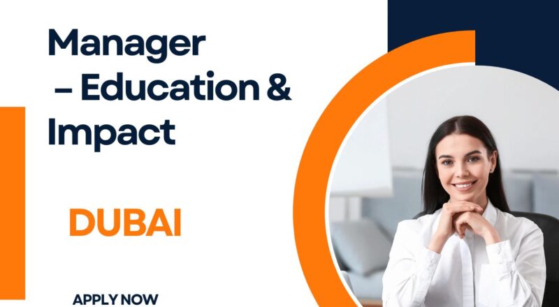 Expo City Dubai Jobs 2025 – Become a Manager of Education & Impact and Shape a Sustainable Future | Apply Now