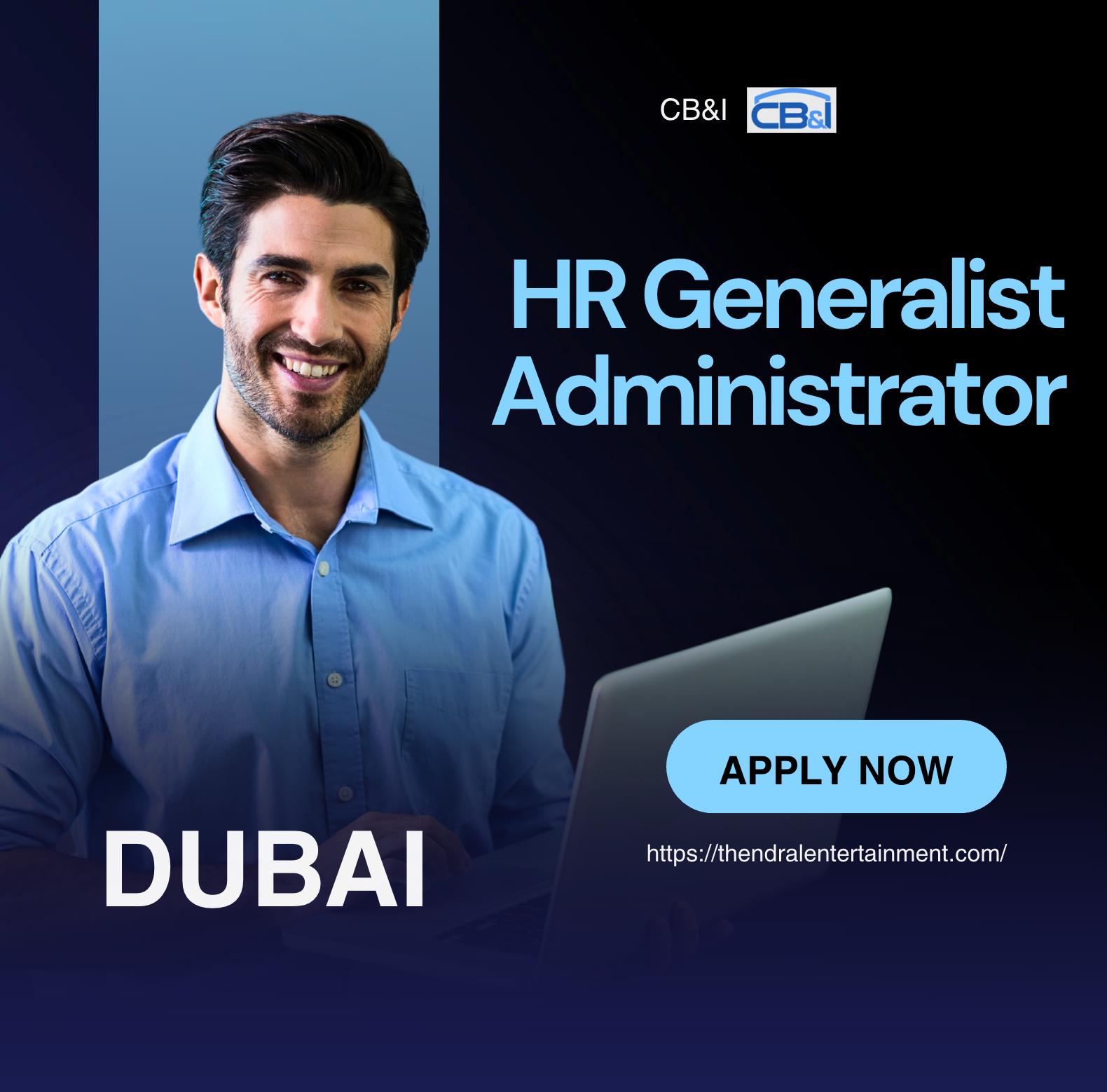 Dubai HR jobs 2025 – CB&I HR Generalist Administrator in Dubai with Global Impact & Career Growth